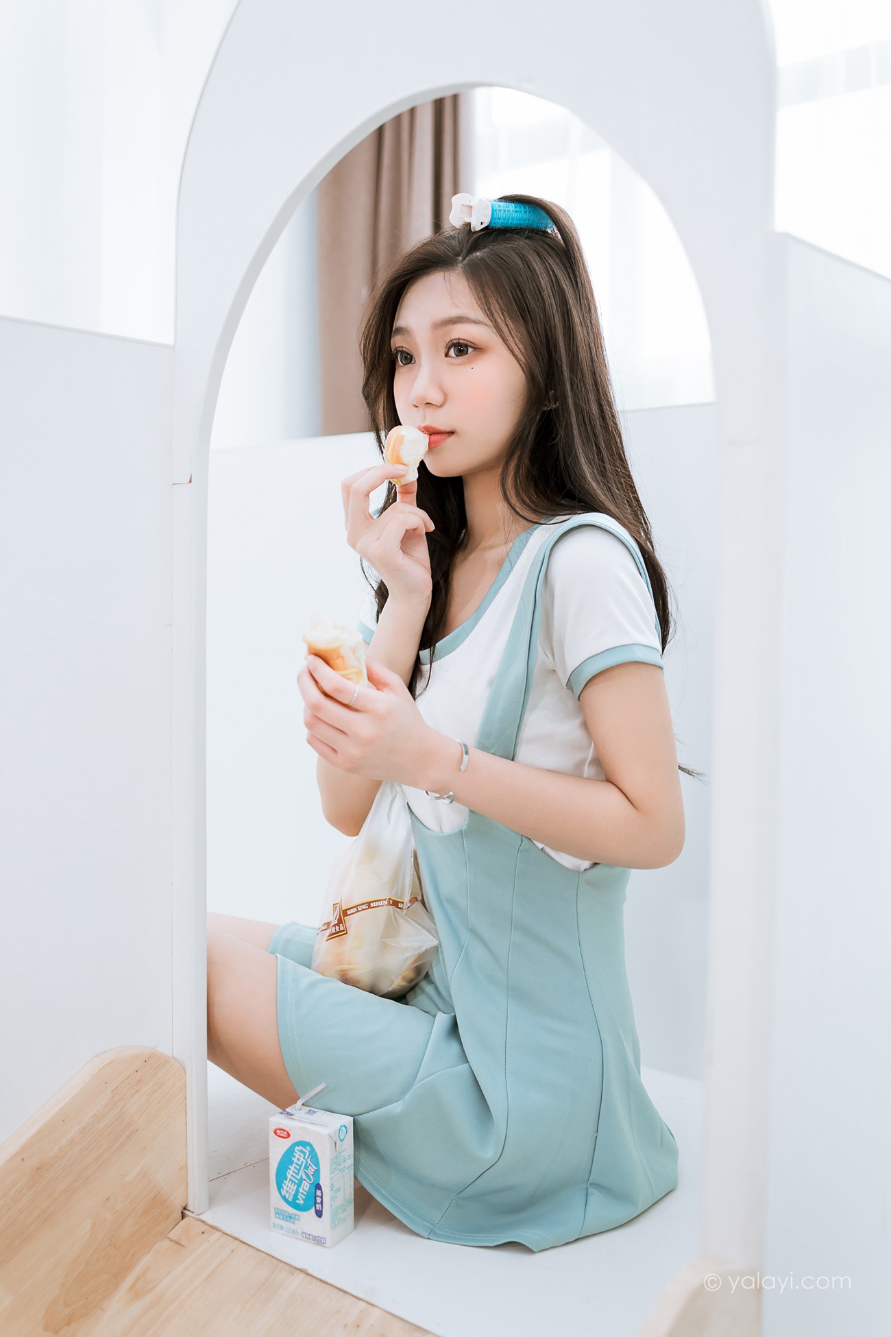 图片[16]-[YALAYI雅拉伊]2022.05.31 NO.938 天使的微笑 梓瑶[40+1P] – 速更版-美库