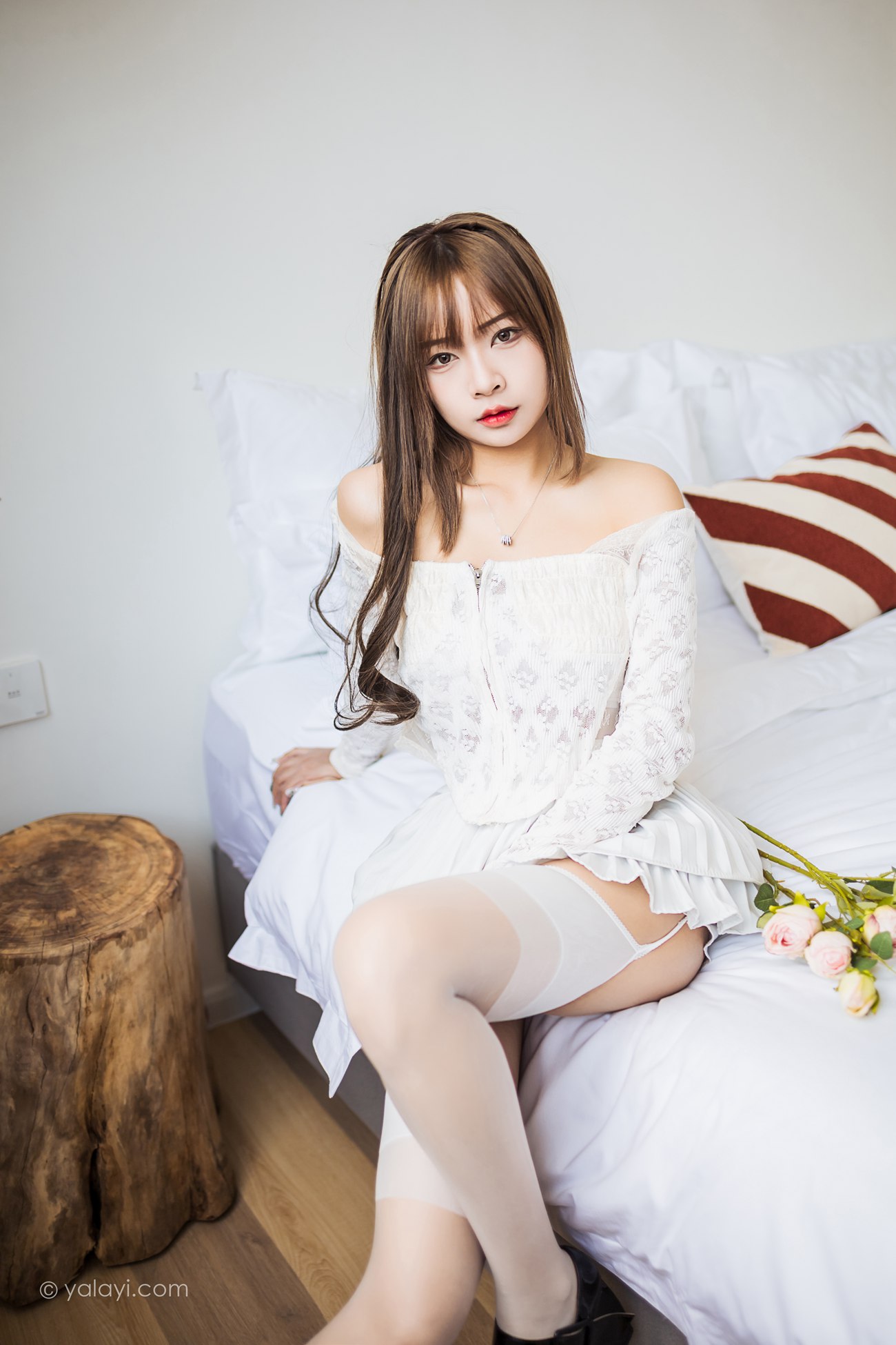 图片[30]-[YALAYI雅拉伊]2022.06.09 NO.941 某一天  阿禾[41+1P] – 速更版-美库