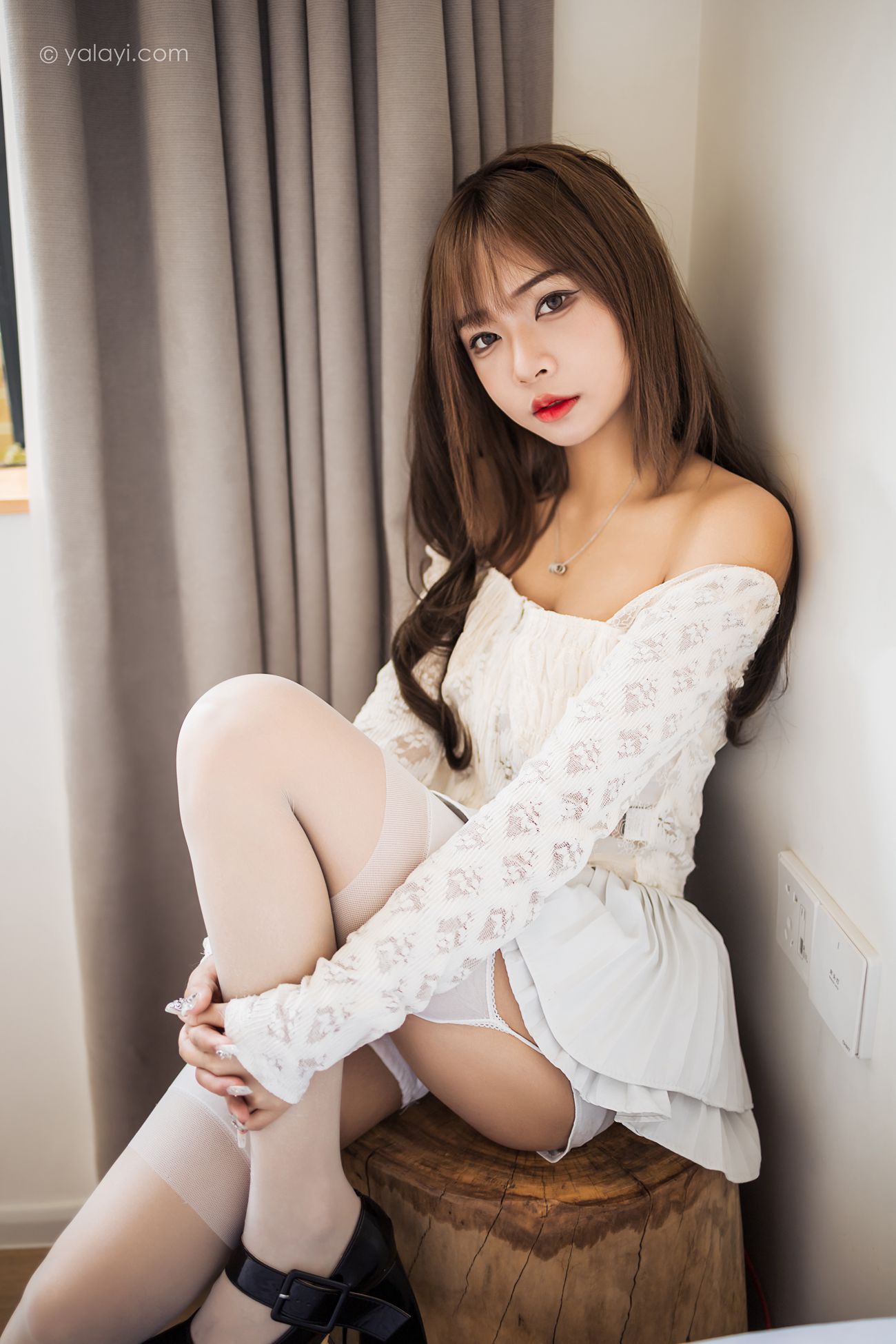 图片[31]-[YALAYI雅拉伊]2022.06.09 NO.941 某一天  阿禾[41+1P] – 速更版-美库