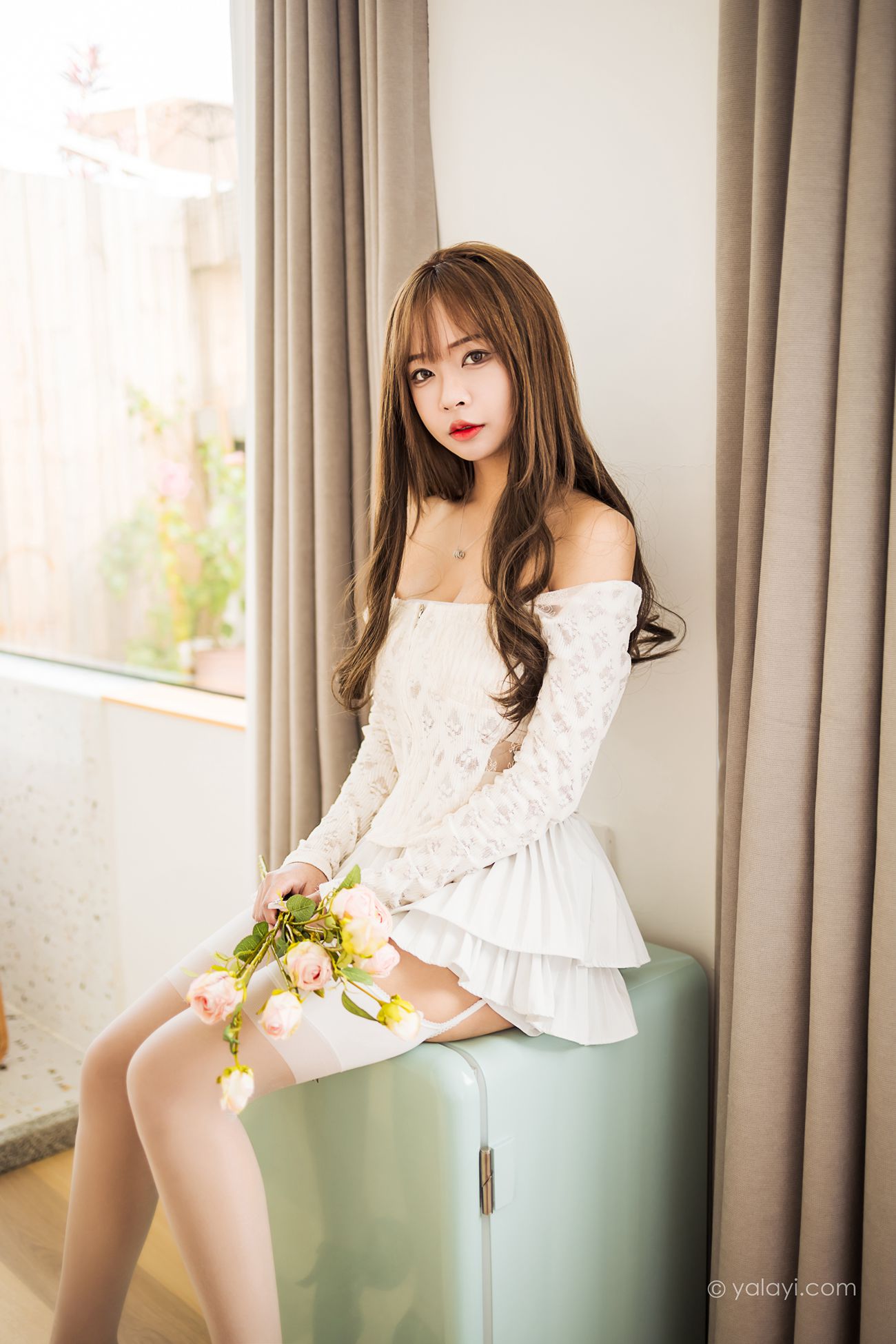 图片[37]-[YALAYI雅拉伊]2022.06.09 NO.941 某一天  阿禾[41+1P] – 速更版-美库