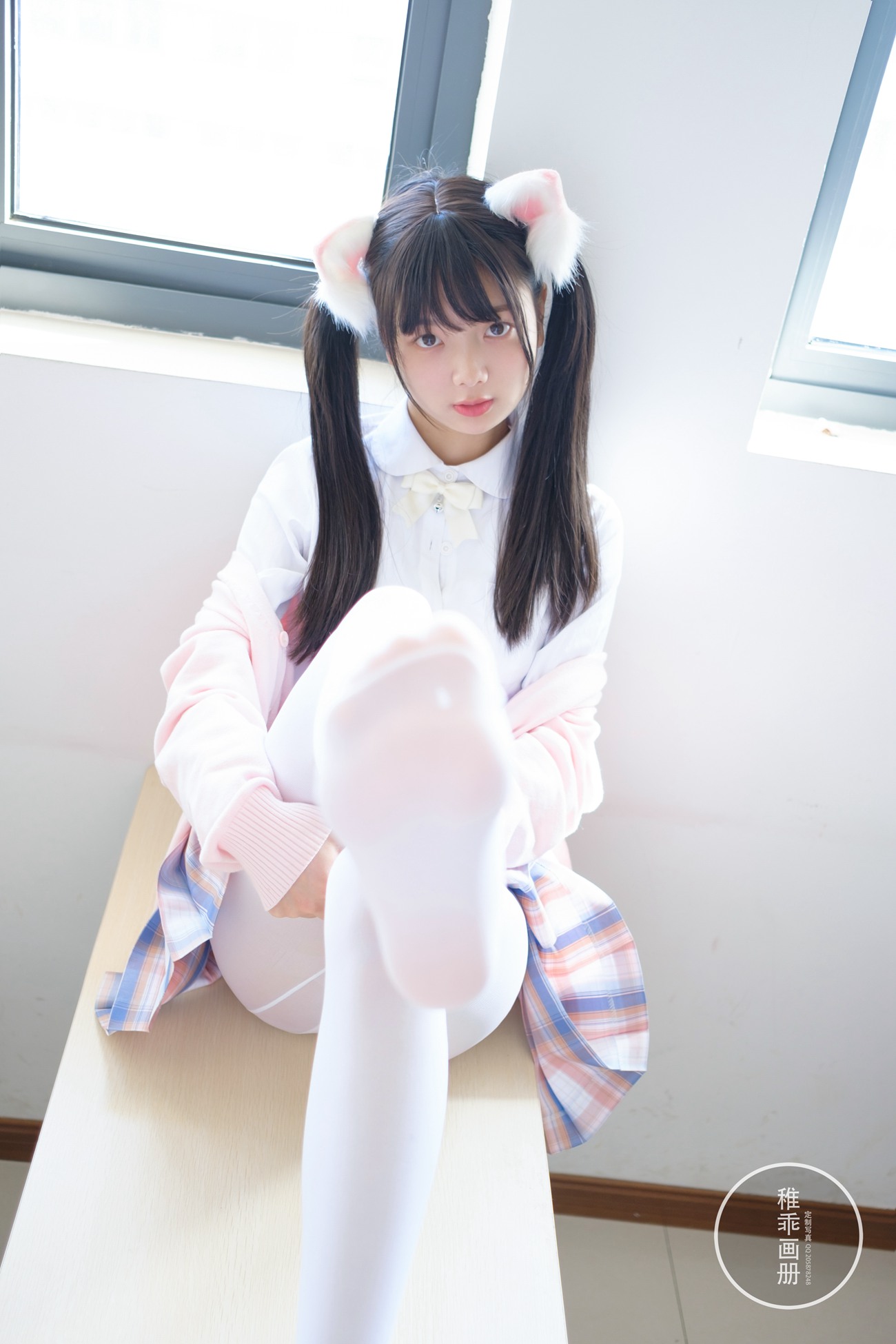 图片[11]-柴系小乖(稚乖画册) – 夜夜 80D 白丝JK [63P] – 速更版-美库