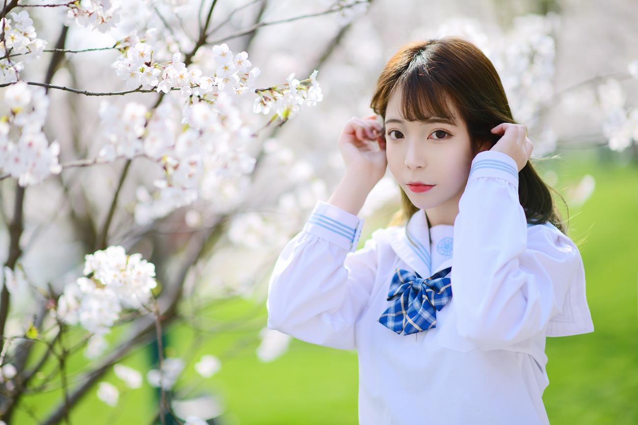 图片[11]-Fushii_海堂 – 樱花树下[41P] – 速更版-美库