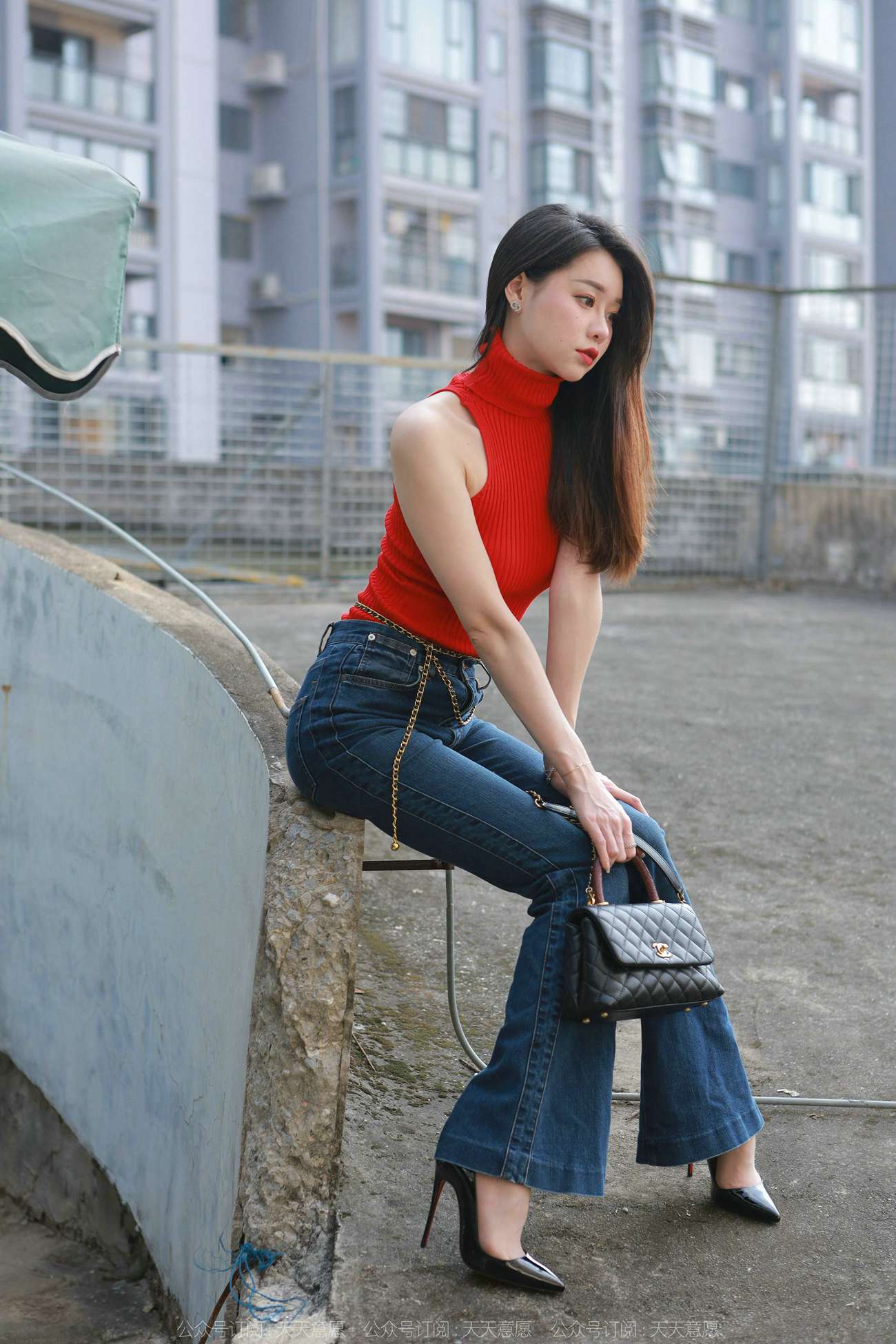 图片[69]-[IESS异思趣向] 2022.02.24 丝享家1011：佳爷《红底高跟库里丝》[92P] – 速更版-美库