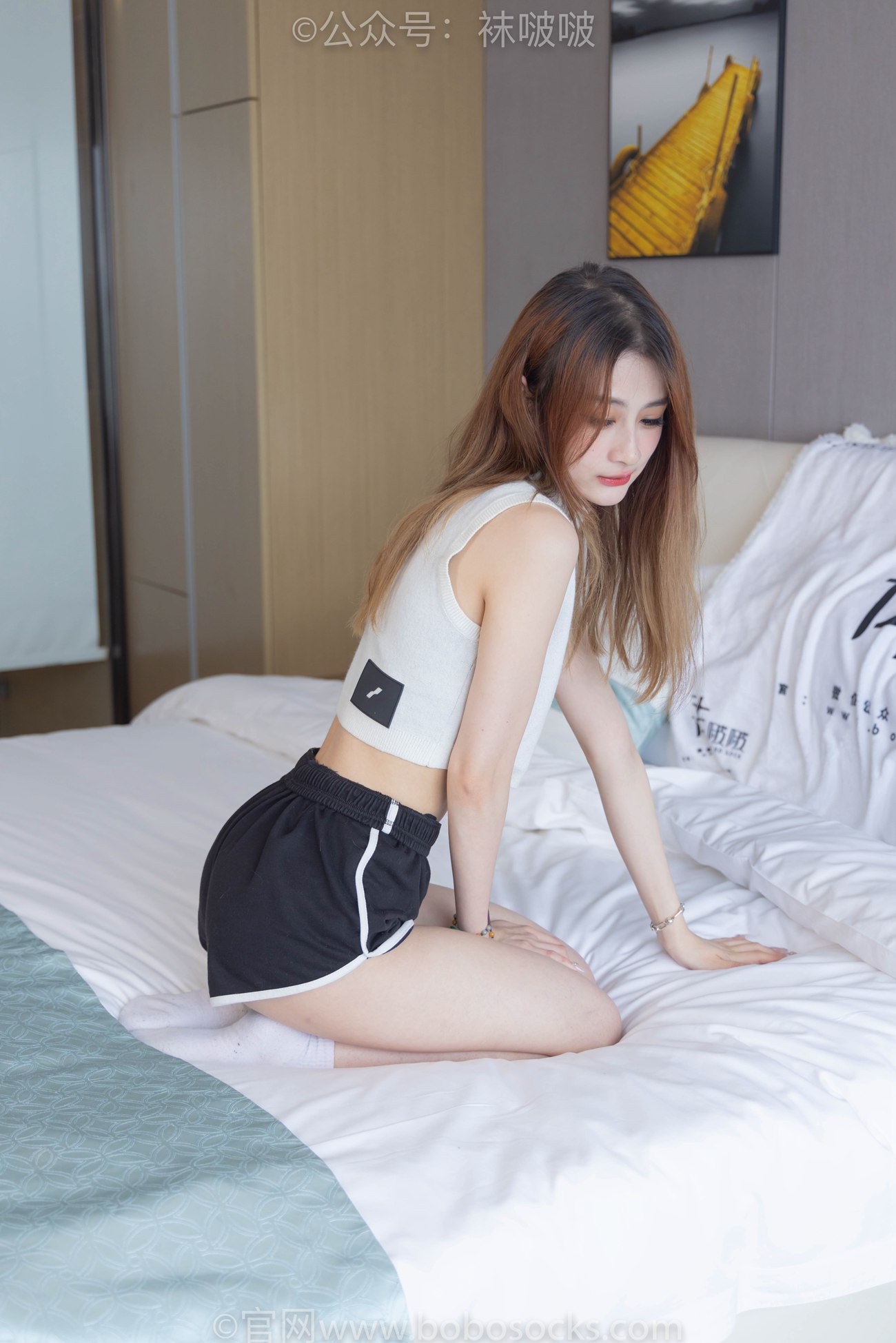 图片[68]-[BoBoSocks袜啵啵]NO.084 苏苏-运动鞋、日常所穿白棉袜、裸足[140P] – 速更版-美库