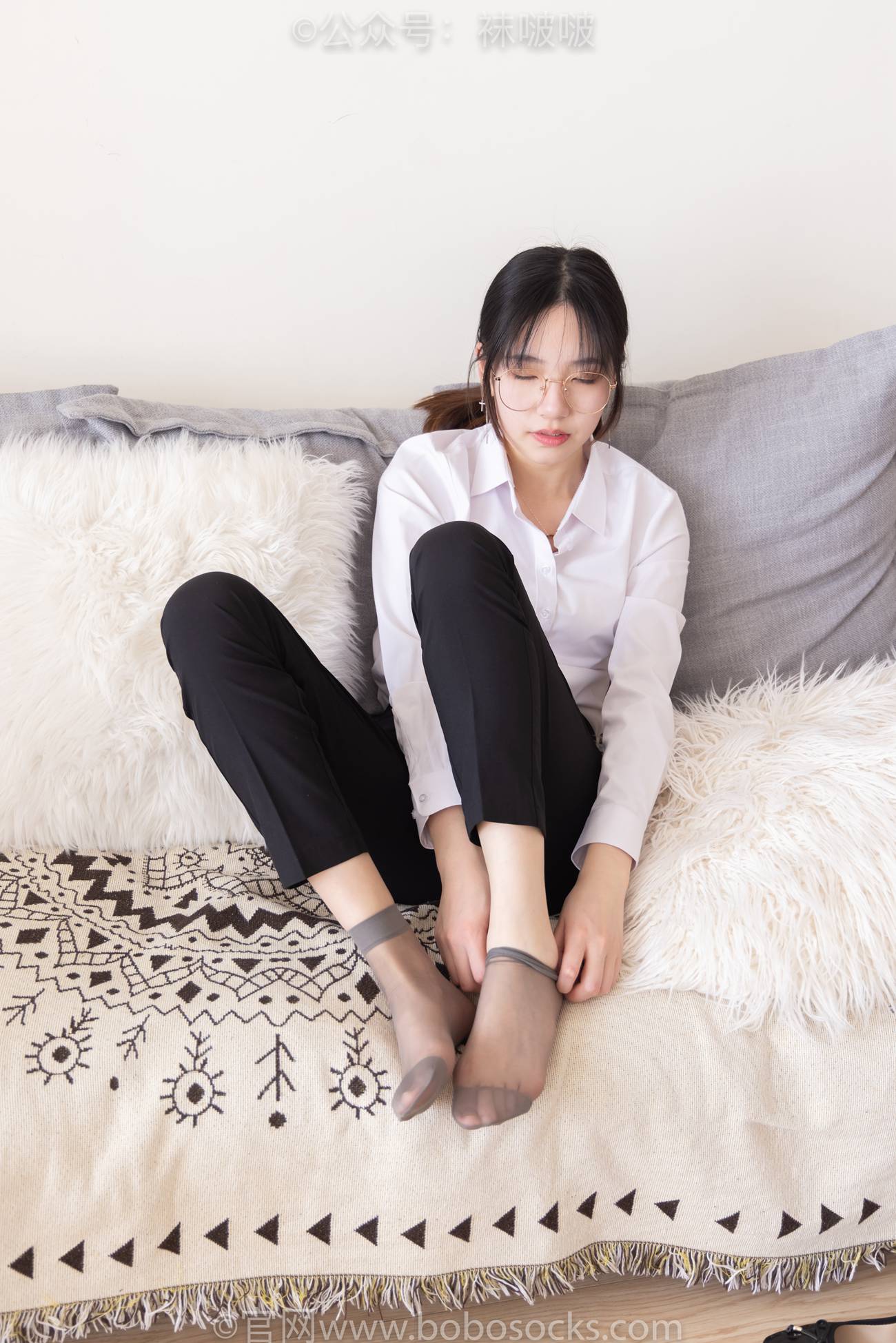 图片[43]-[BoBoSocks袜啵啵]NO.085 小甜豆-平底鞋、短灰丝、短肉丝[140P] – 速更版-美库