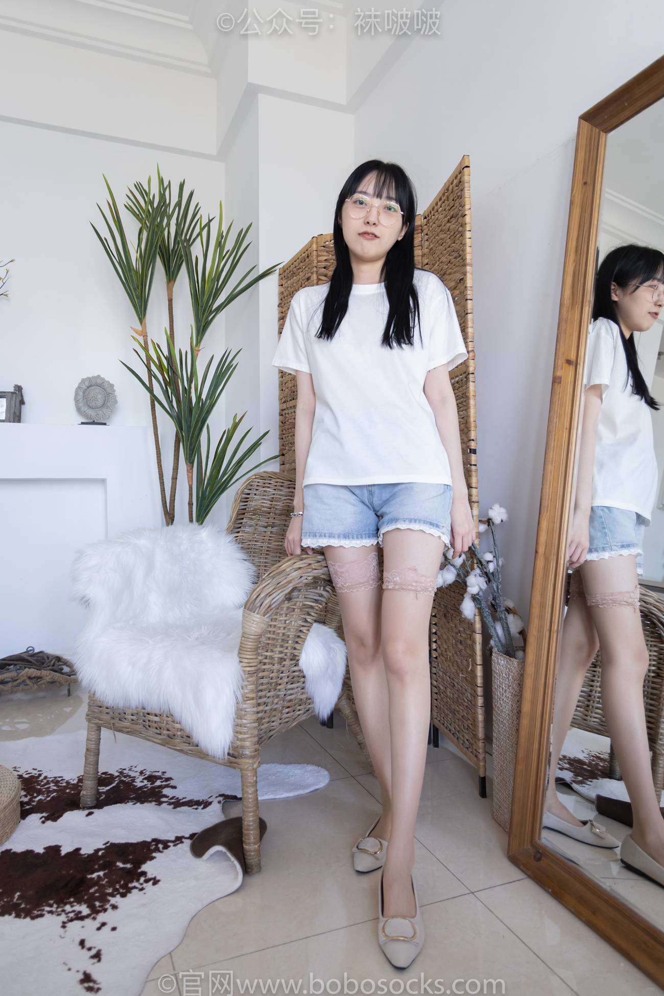 图片[20]-[BoBoSocks袜啵啵]NO.086 稚予-平底鞋、过膝肉丝[130P] – 速更版-美库