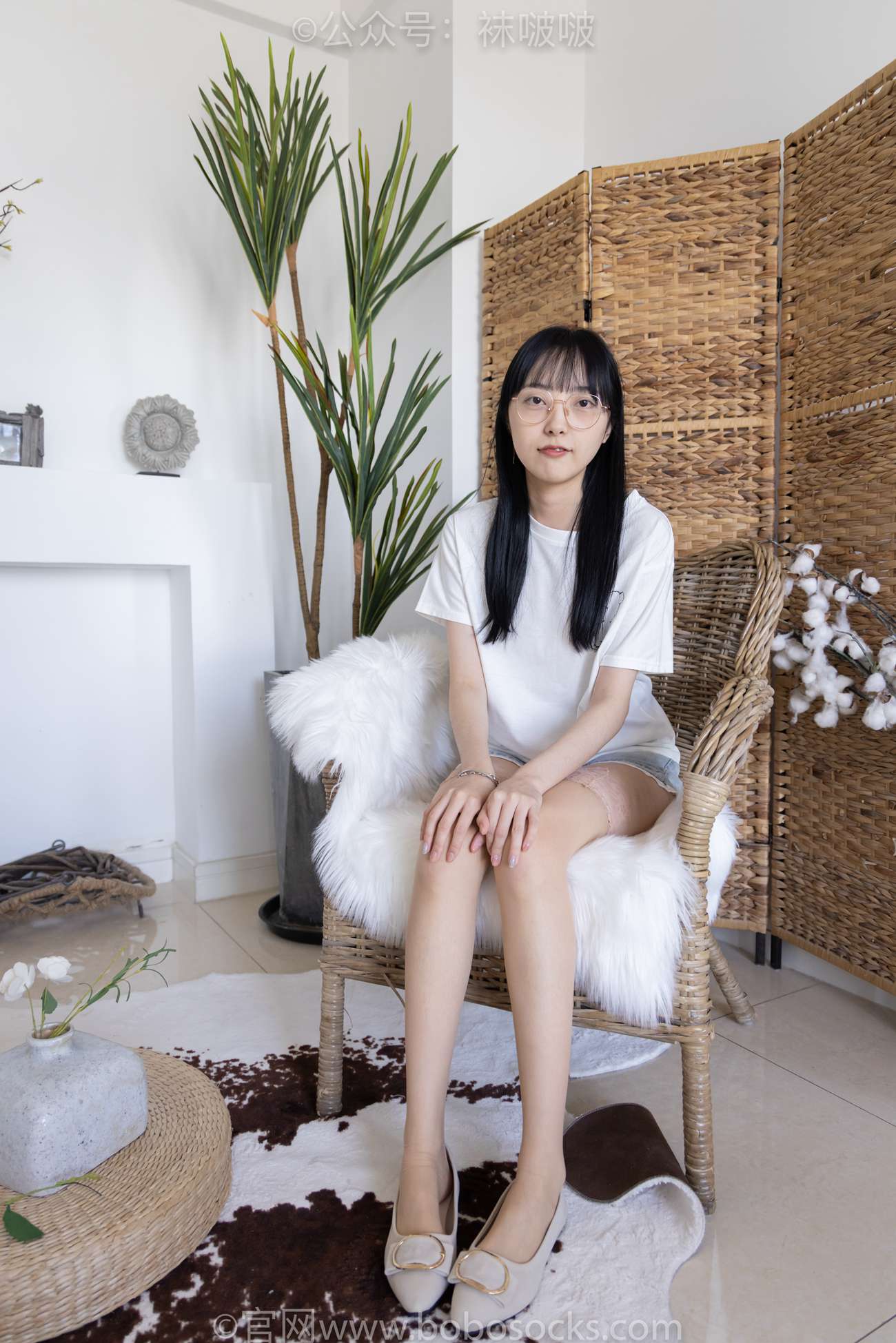 图片[123]-[BoBoSocks袜啵啵]NO.086 稚予-平底鞋、过膝肉丝[130P] – 速更版-美库