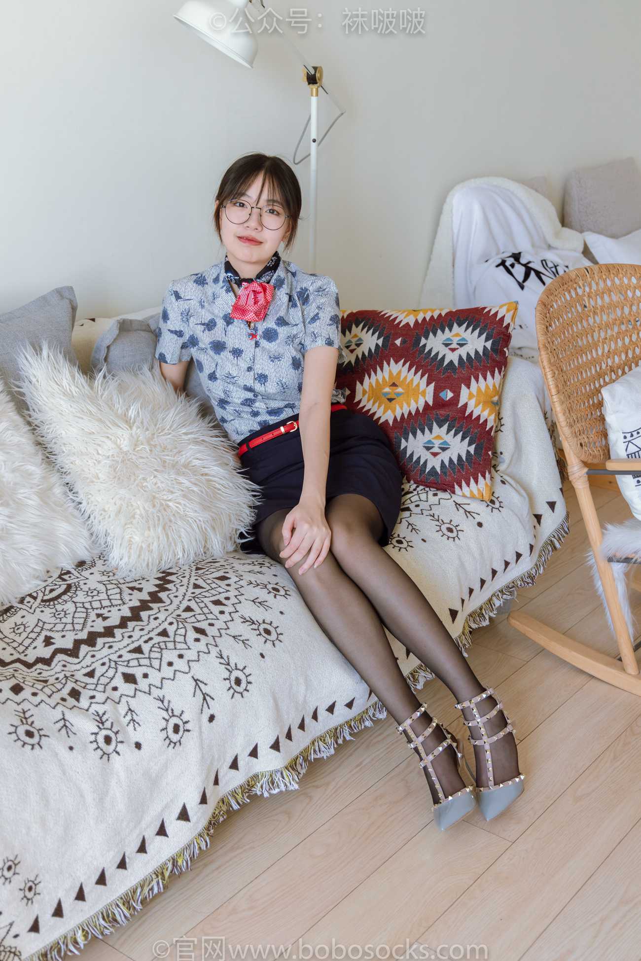 图片[11]-[BoBoSocks袜啵啵]NO.087 小甜豆-空姐制服、高跟鞋、黑丝[130P] – 速更版-美库