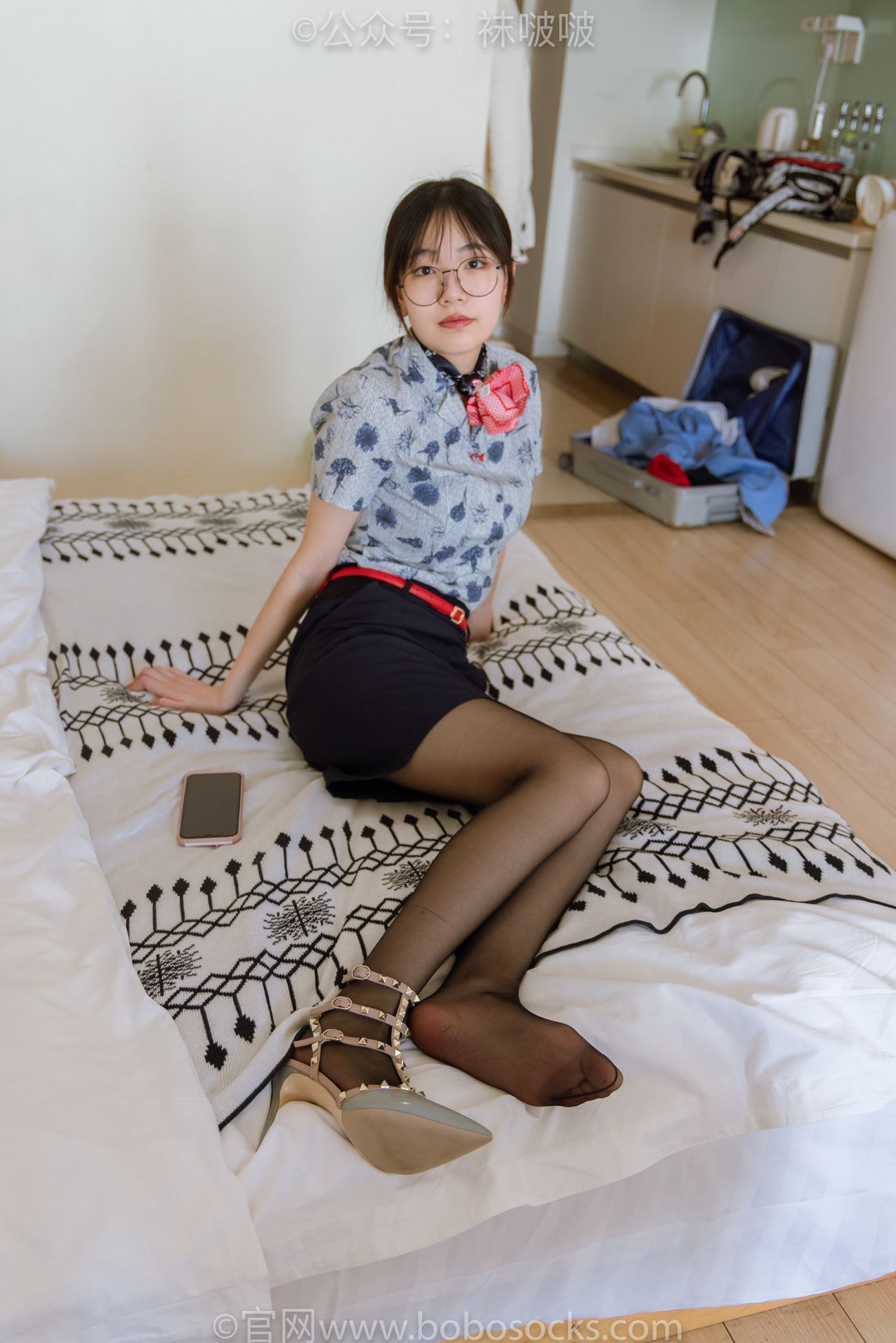 图片[51]-[BoBoSocks袜啵啵]NO.087 小甜豆-空姐制服、高跟鞋、黑丝[130P] – 速更版-美库