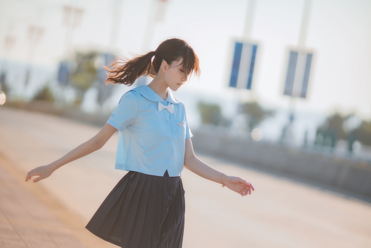 图片[10]-桜桃喵 – 蔚蓝 [33P] – 速更版-美库