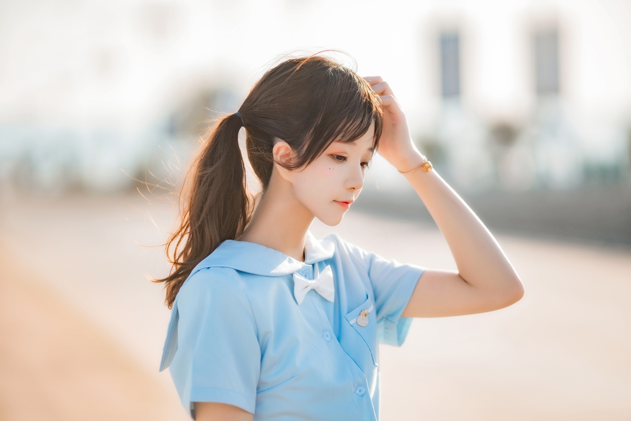 图片[26]-桜桃喵 – 蔚蓝 [33P] – 速更版-美库