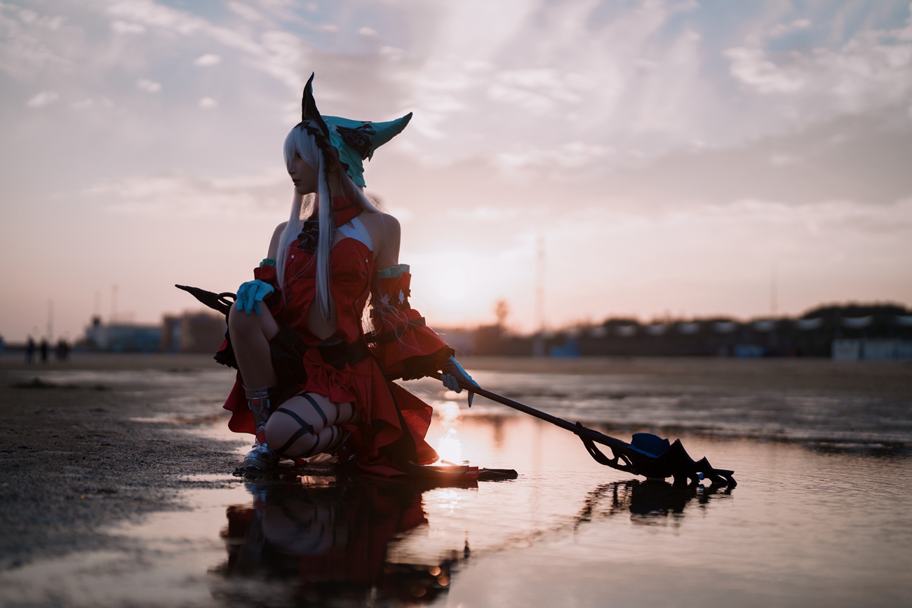 图片[14]-可爱人气Coser面饼仙儿 – 浊心斯卡蒂 [15P] – 速更版-美库