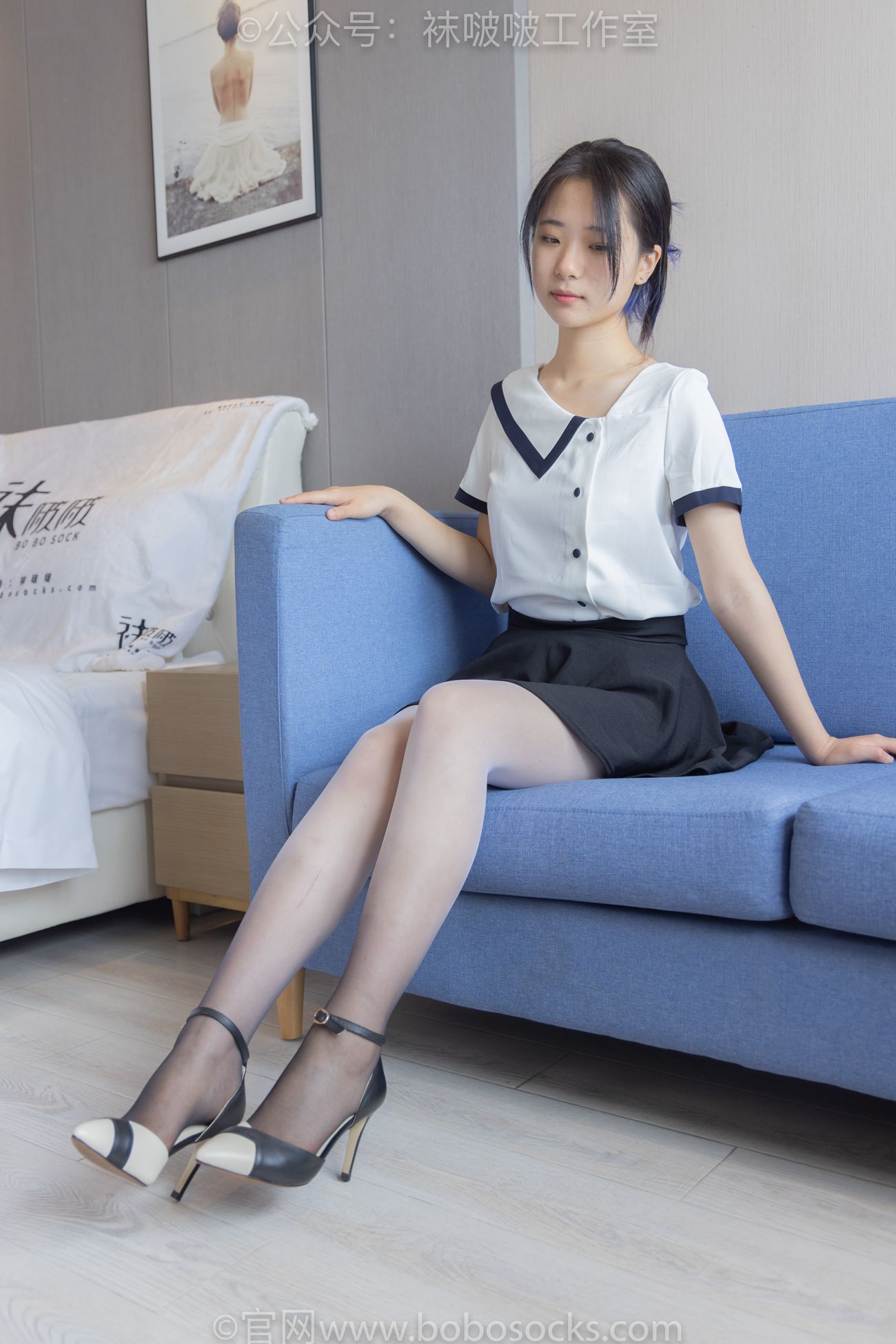 图片[12]-[BoBoSocks袜啵啵]NO.089 小淳-高跟鞋、黑白渐变丝袜[140P] – 速更版-美库