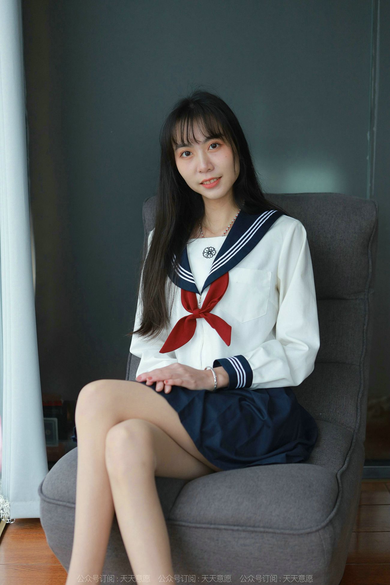 图片[33]-[IESS异思趣向] 2022.03.03 丝享家1018：团团《可爱JK装》[82P] – 速更版-美库