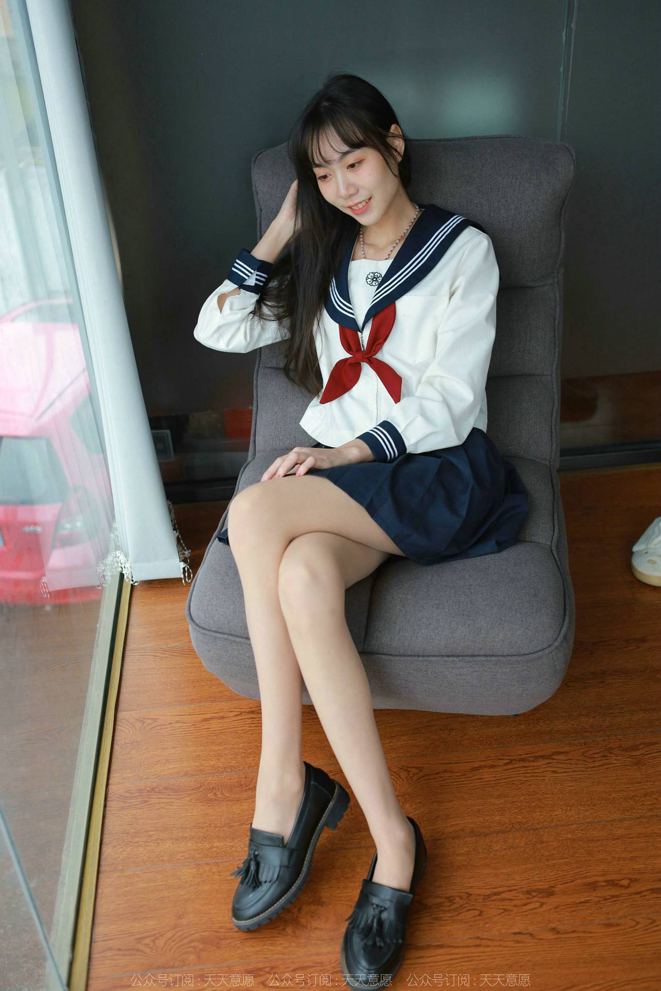 图片[36]-[IESS异思趣向] 2022.03.03 丝享家1018：团团《可爱JK装》[82P] – 速更版-美库