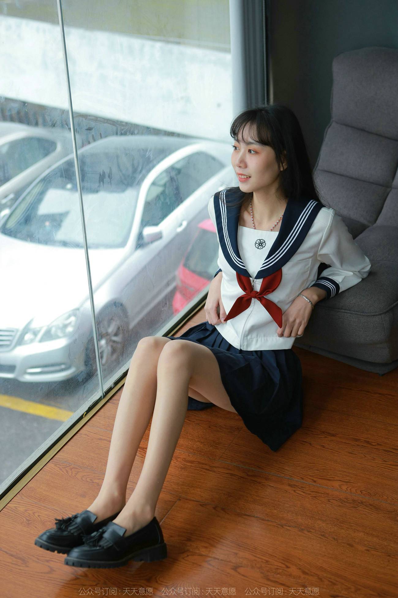 图片[43]-[IESS异思趣向] 2022.03.03 丝享家1018：团团《可爱JK装》[82P] – 速更版-美库