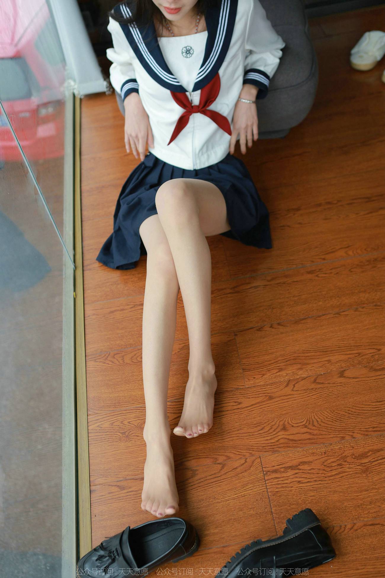 图片[62]-[IESS异思趣向] 2022.03.03 丝享家1018：团团《可爱JK装》[82P] – 速更版-美库