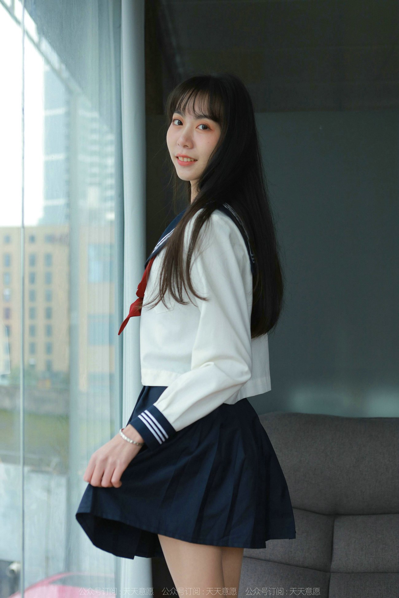 图片[69]-[IESS异思趣向] 2022.03.03 丝享家1018：团团《可爱JK装》[82P] – 速更版-美库