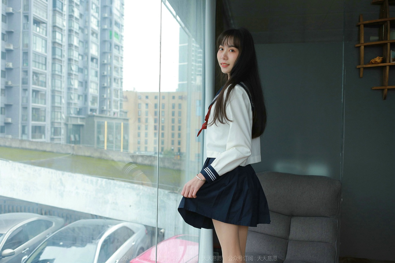 图片[70]-[IESS异思趣向] 2022.03.03 丝享家1018：团团《可爱JK装》[82P] – 速更版-美库