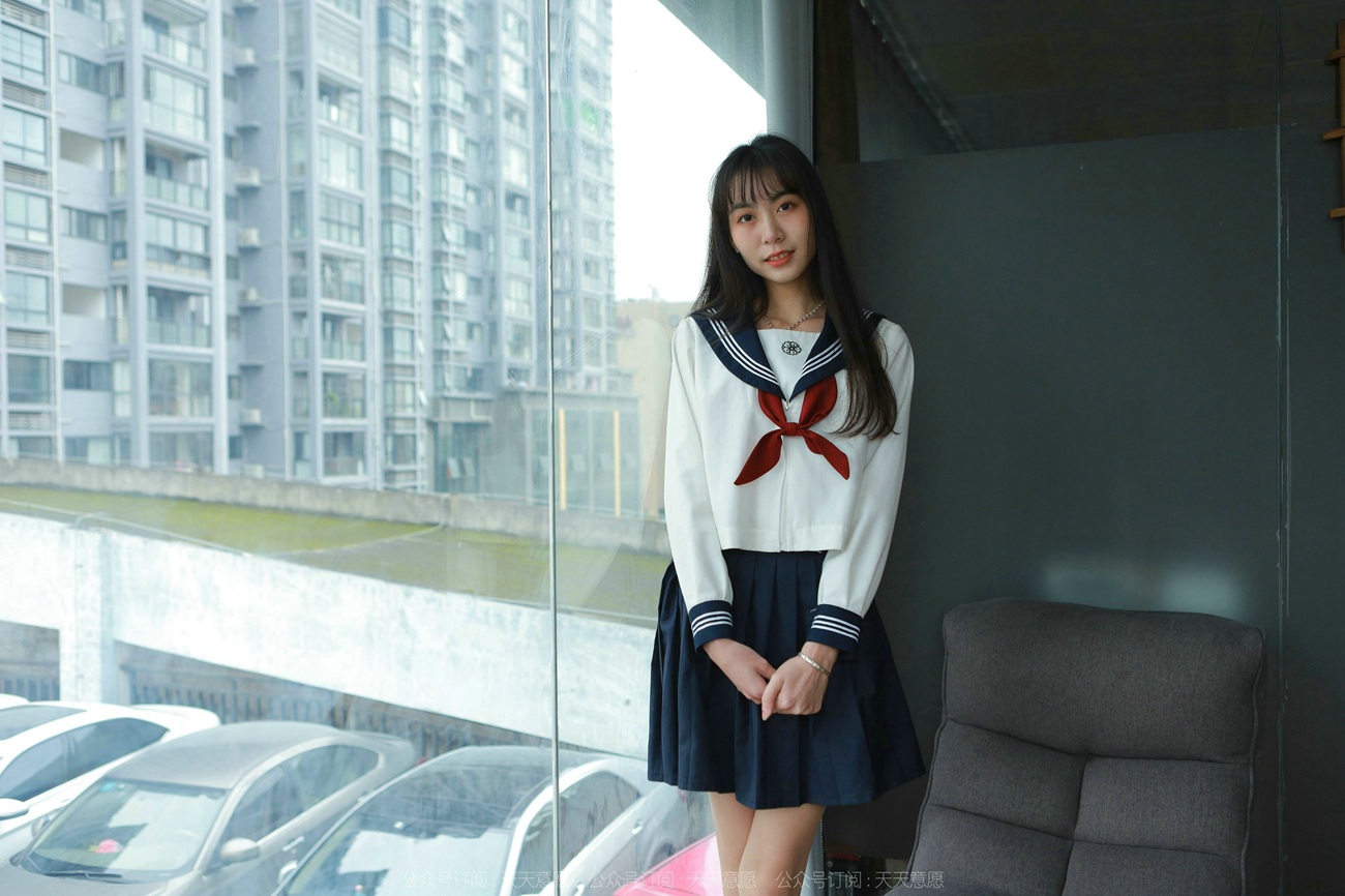 图片[72]-[IESS异思趣向] 2022.03.03 丝享家1018：团团《可爱JK装》[82P] – 速更版-美库