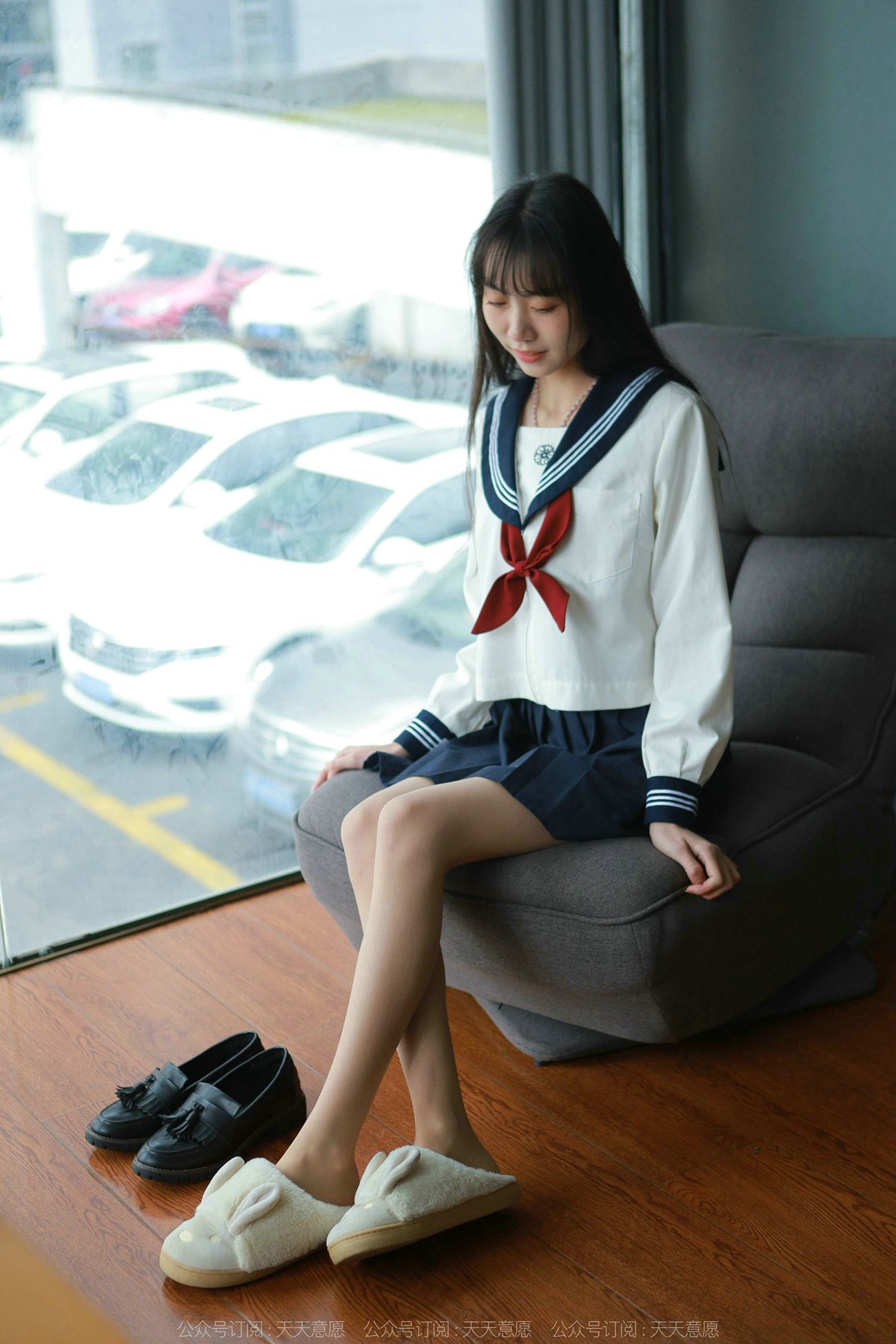 图片[74]-[IESS异思趣向] 2022.03.03 丝享家1018：团团《可爱JK装》[82P] – 速更版-美库