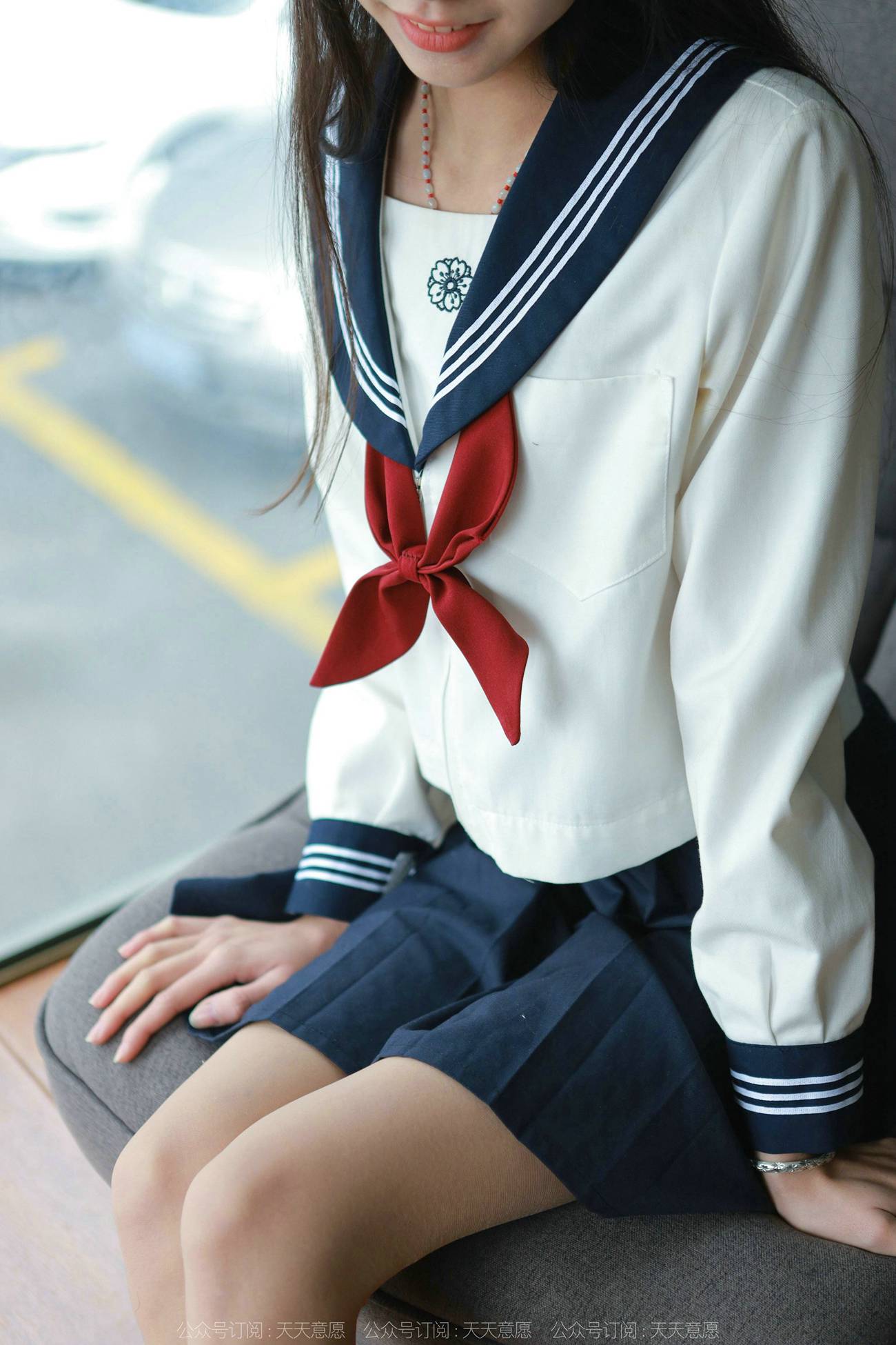 图片[77]-[IESS异思趣向] 2022.03.03 丝享家1018：团团《可爱JK装》[82P] – 速更版-美库