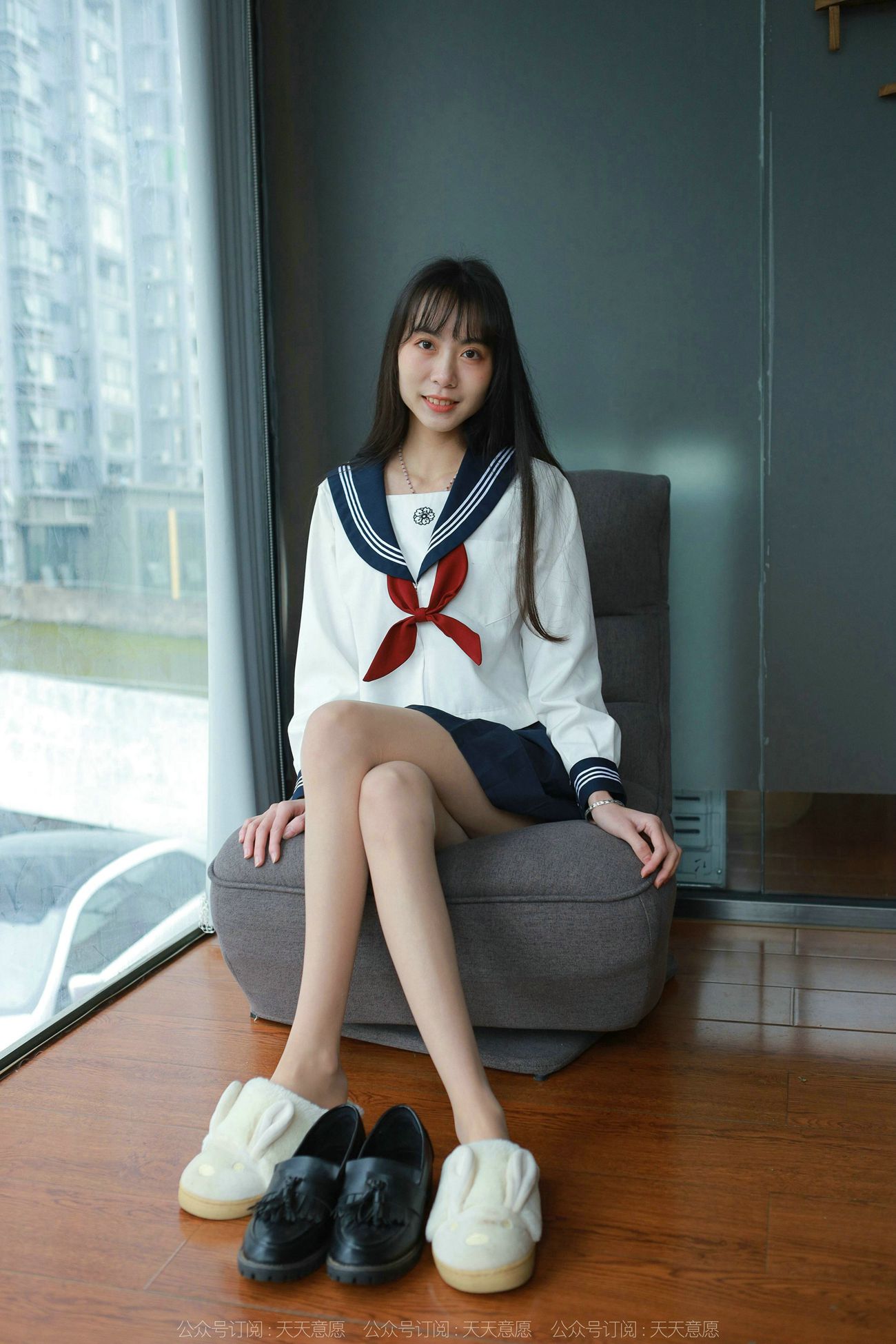 图片[82]-[IESS异思趣向] 2022.03.03 丝享家1018：团团《可爱JK装》[82P] – 速更版-美库