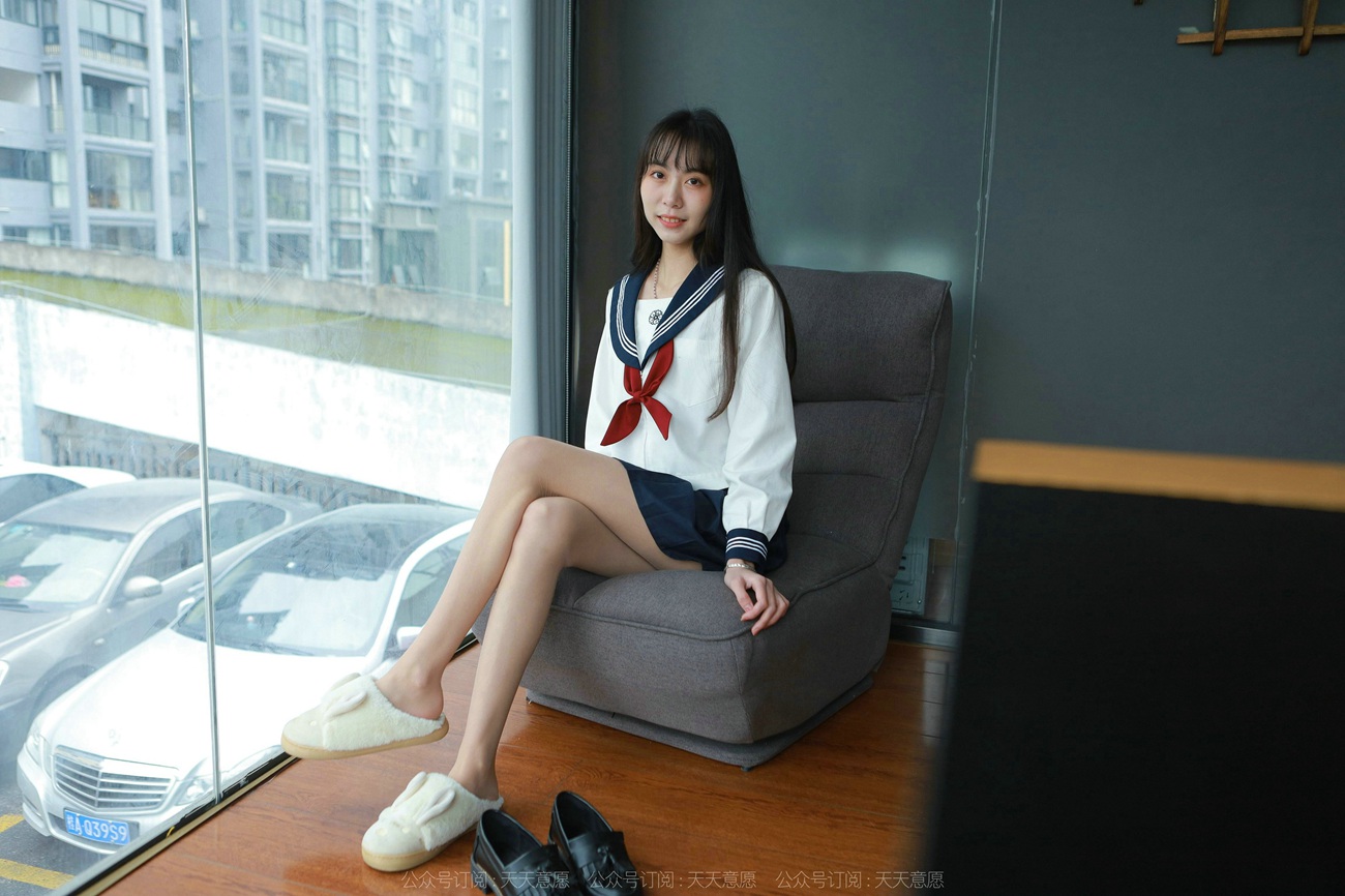 图片[83]-[IESS异思趣向] 2022.03.03 丝享家1018：团团《可爱JK装》[82P] – 速更版-美库