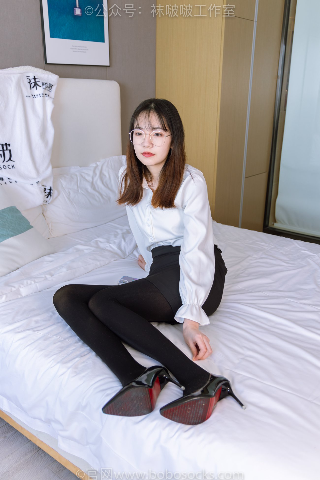 图片[38]-[BoBoSocks袜啵啵]NO.090 小甜豆-高跟鞋、厚黑丝[140P] – 速更版-美库