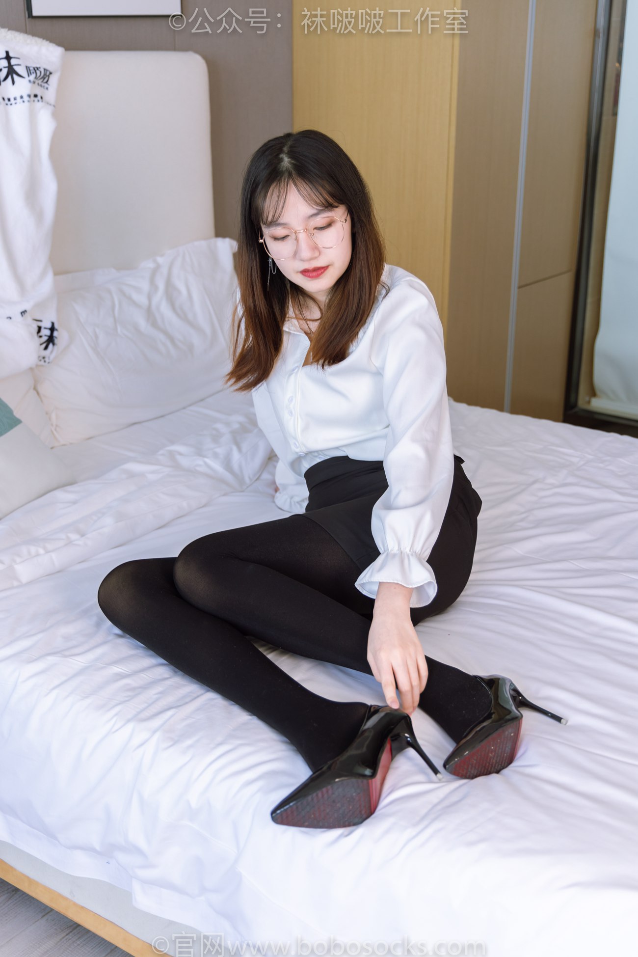 图片[47]-[BoBoSocks袜啵啵]NO.090 小甜豆-高跟鞋、厚黑丝[140P] – 速更版-美库