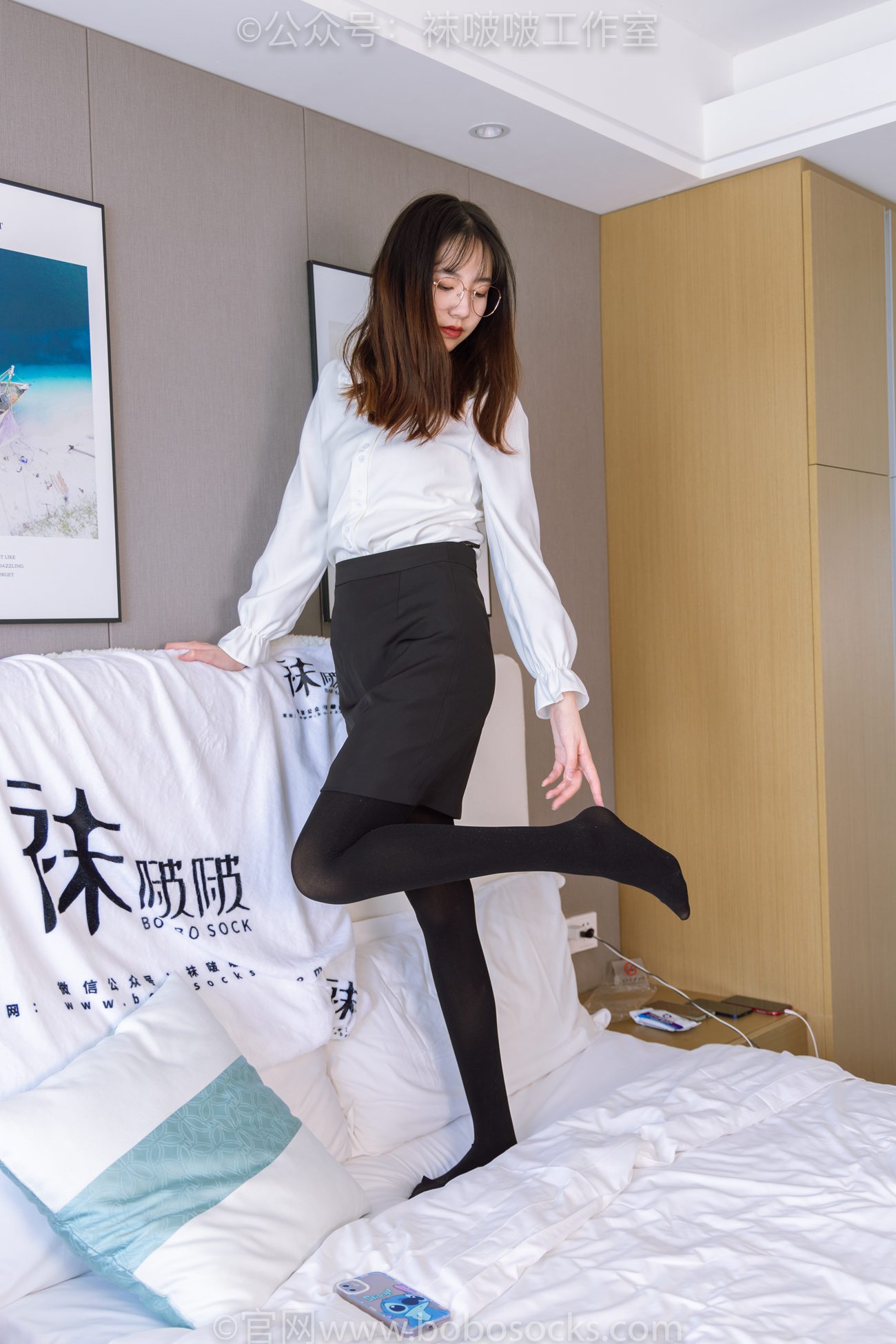 图片[111]-[BoBoSocks袜啵啵]NO.090 小甜豆-高跟鞋、厚黑丝[140P] – 速更版-美库