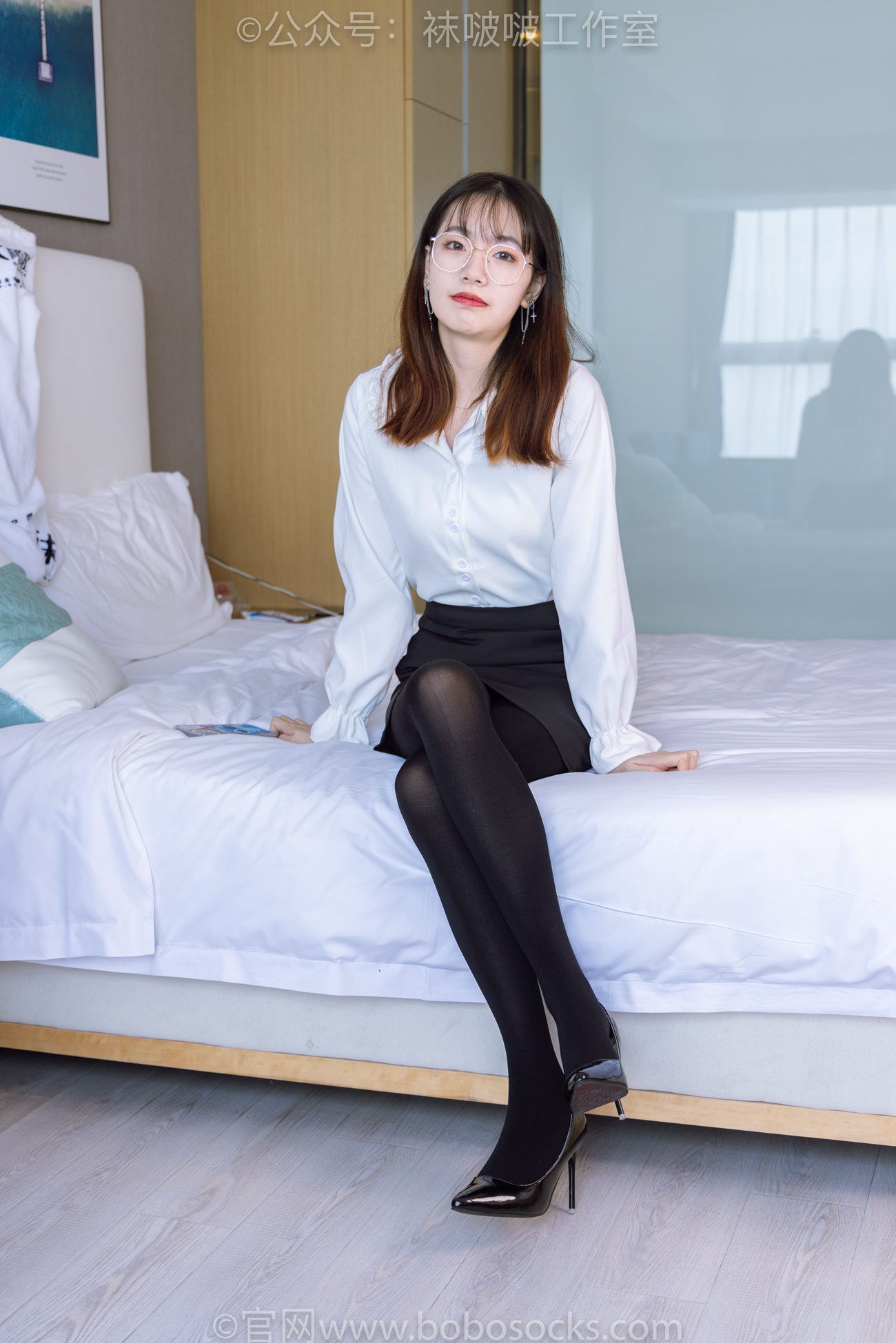 图片[133]-[BoBoSocks袜啵啵]NO.090 小甜豆-高跟鞋、厚黑丝[140P] – 速更版-美库