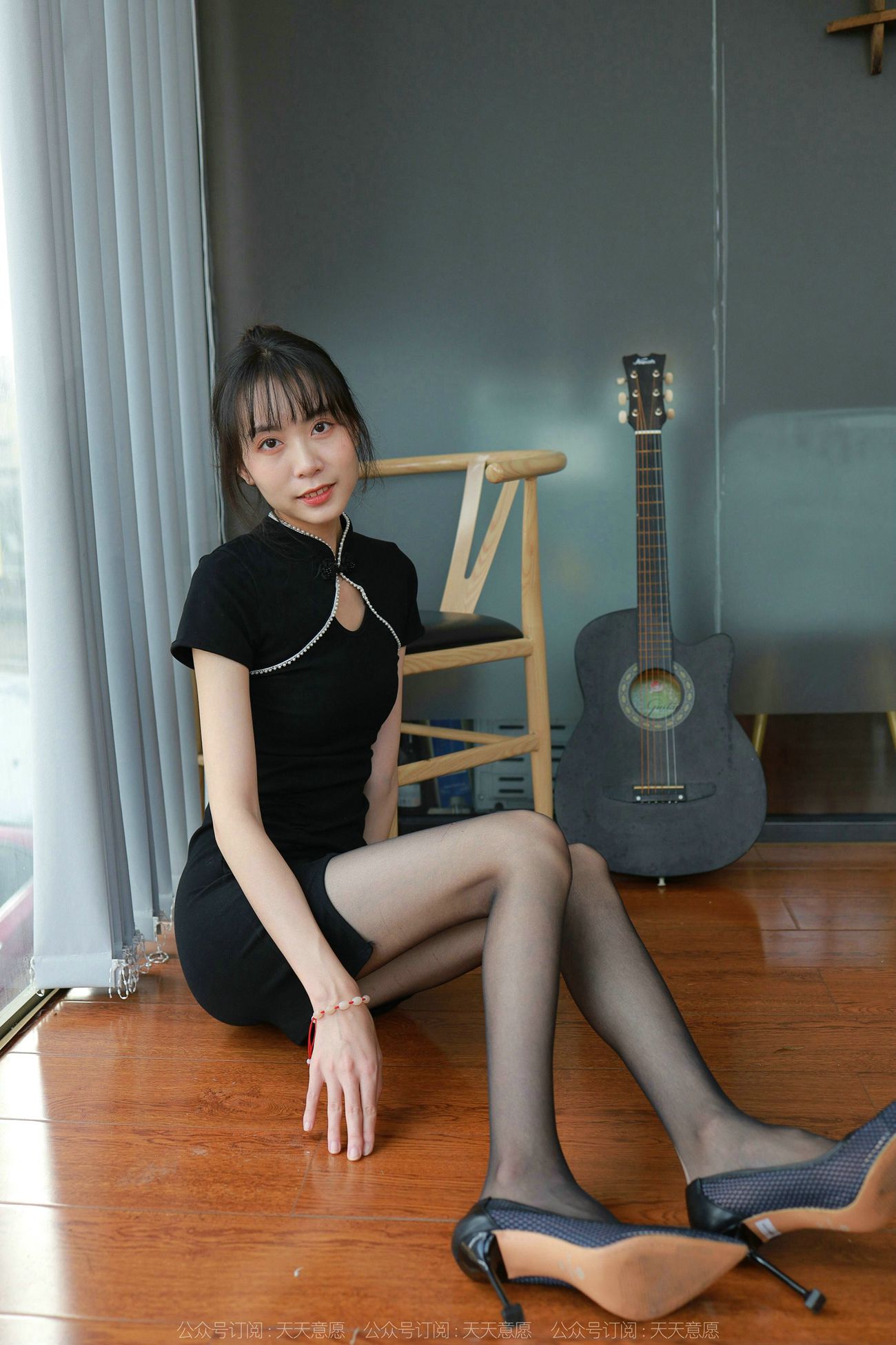 图片[26]-[IESS异思趣向] 2022.03.06 丝享家1020：团团《长腿黑色旗袍》[93P] – 速更版-美库