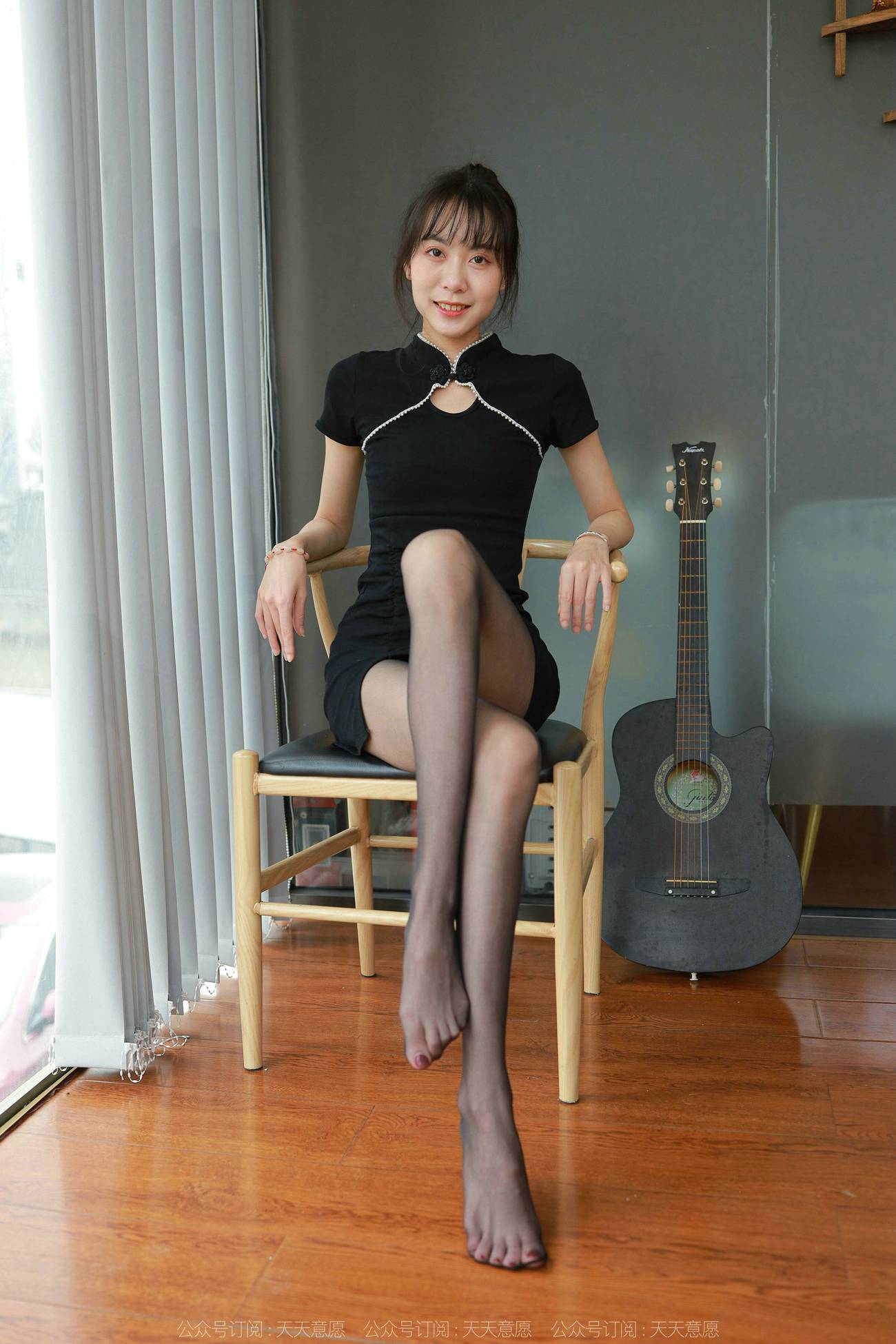 图片[76]-[IESS异思趣向] 2022.03.06 丝享家1020：团团《长腿黑色旗袍》[93P] – 速更版-美库