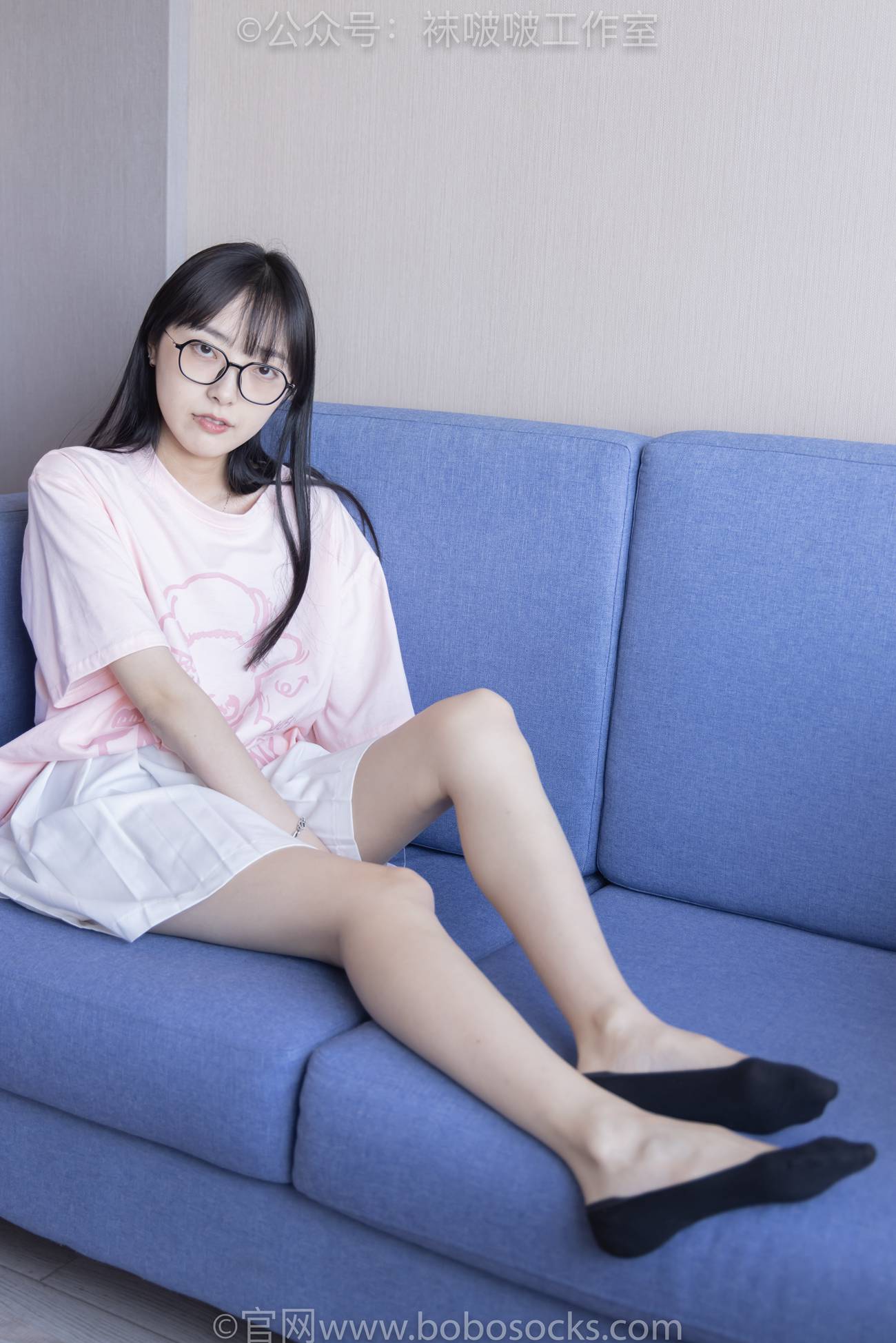 图片[117]-[BoBoSocks袜啵啵]NO.091 稚予-板鞋、淡粉色船袜、黑色船袜、裸足[148P] – 速更版-美库