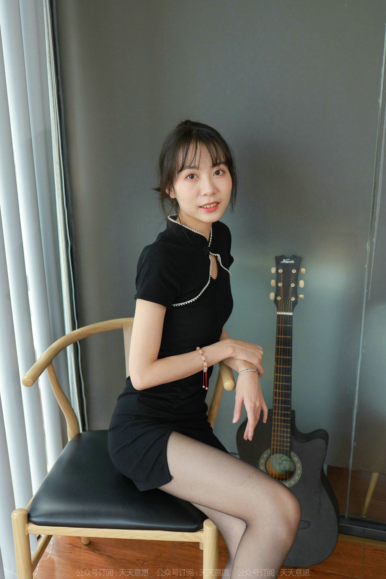 图片[90]-[IESS异思趣向] 2022.03.06 丝享家1020：团团《长腿黑色旗袍》[93P] – 速更版-美库