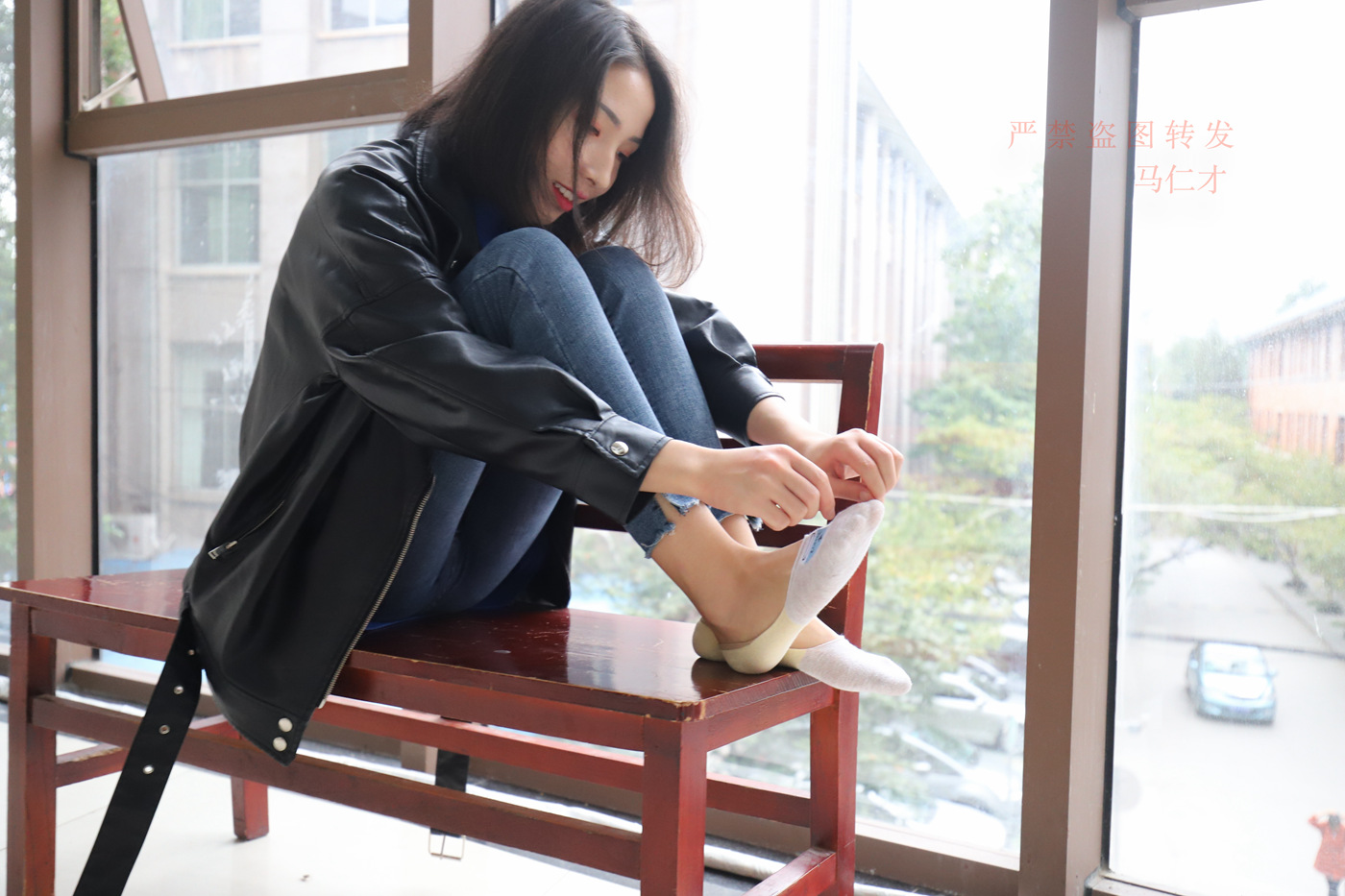 图片[170]-大西瓜爱牙膏-2018 10月活动 模特3（三） 船袜 [226P] – 速更版-美库