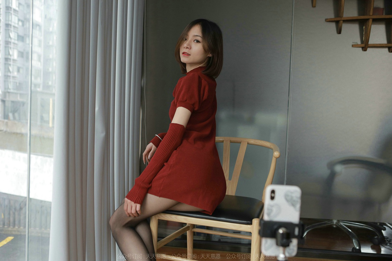 图片[26]-[IESS异思趣向] 2022.03.09 丝享家1023：小六《红裙嘿丝自拍》[84P] – 速更版-美库