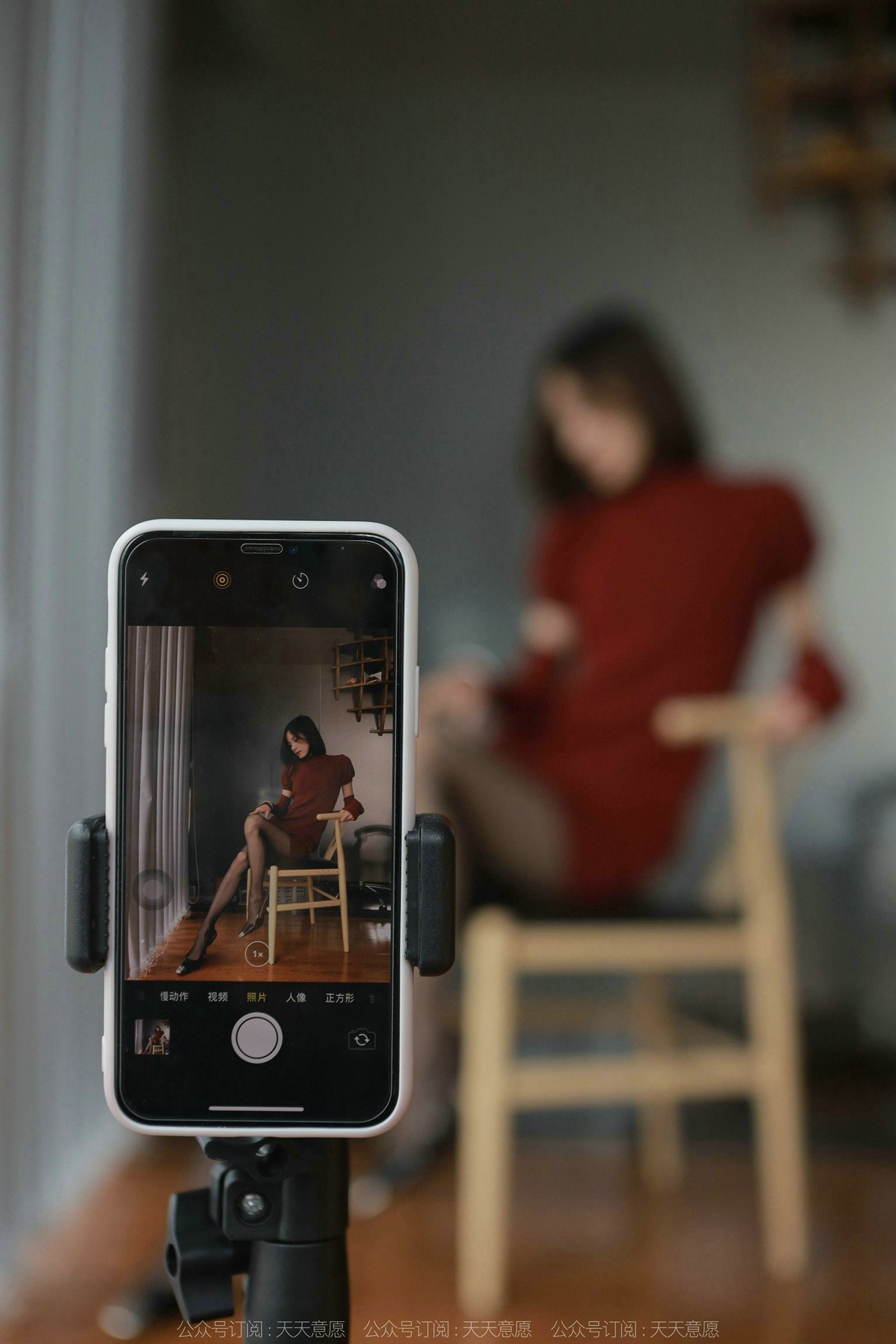 图片[40]-[IESS异思趣向] 2022.03.09 丝享家1023：小六《红裙嘿丝自拍》[84P] – 速更版-美库