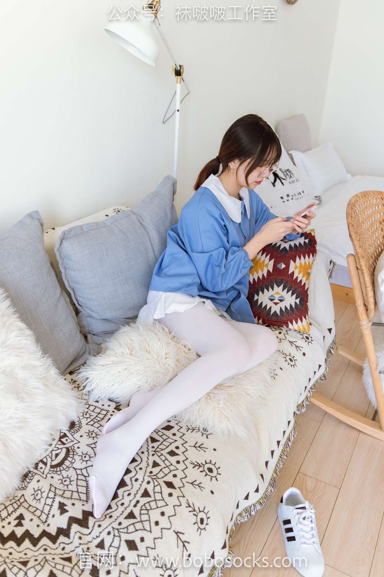 图片[73]-[BoBoSocks袜啵啵]NO.093 小甜豆-贝壳头、厚白丝[132P] – 速更版-美库