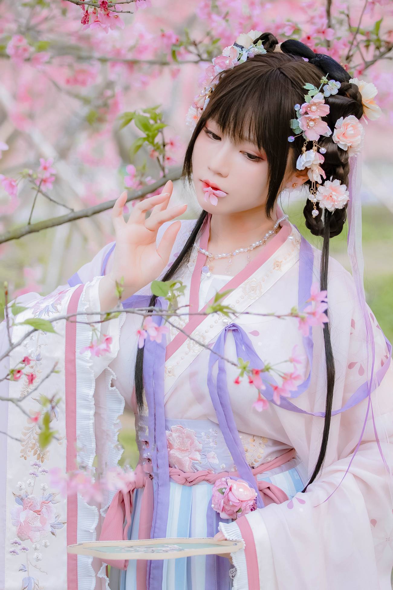 图片[21]-萌妹子Nyako喵子 – 樱花汉服 花神祈愿 [52P] – 速更版-美库