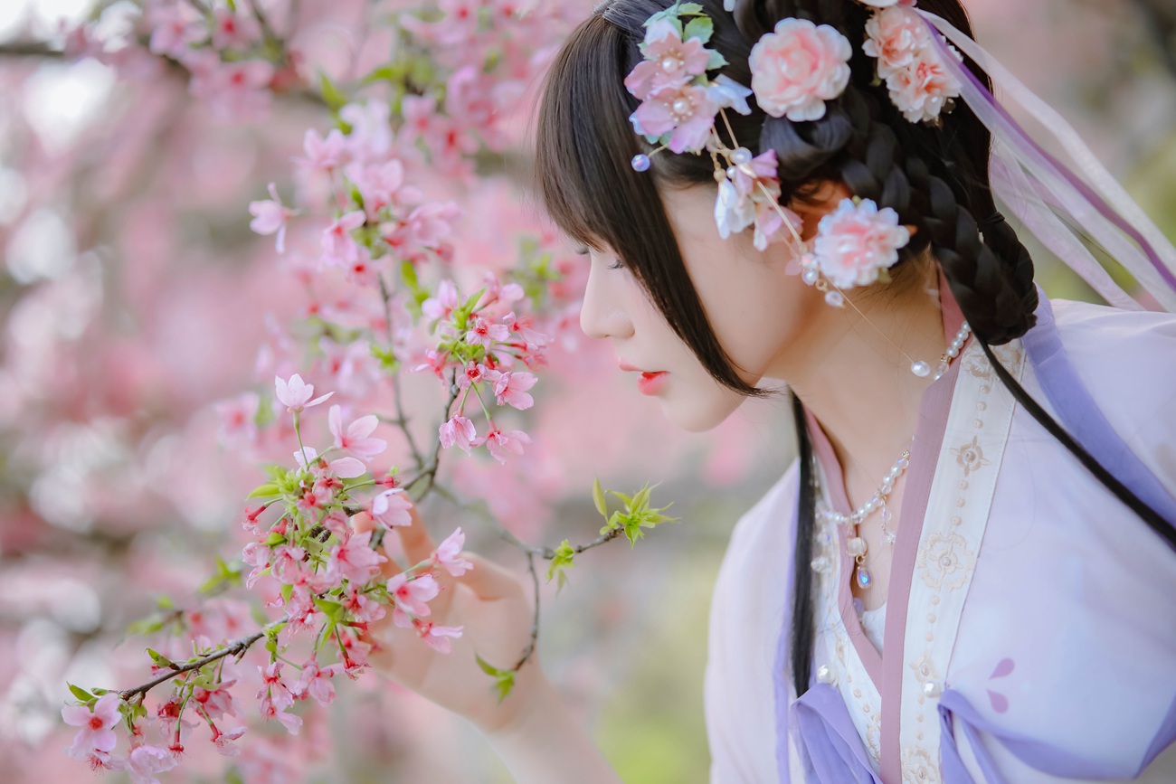 图片[33]-萌妹子Nyako喵子 – 樱花汉服 花神祈愿 [52P] – 速更版-美库