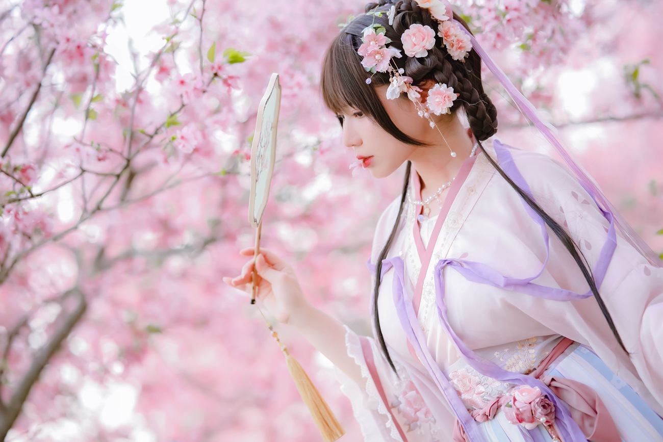 图片[42]-萌妹子Nyako喵子 – 樱花汉服 花神祈愿 [52P] – 速更版-美库