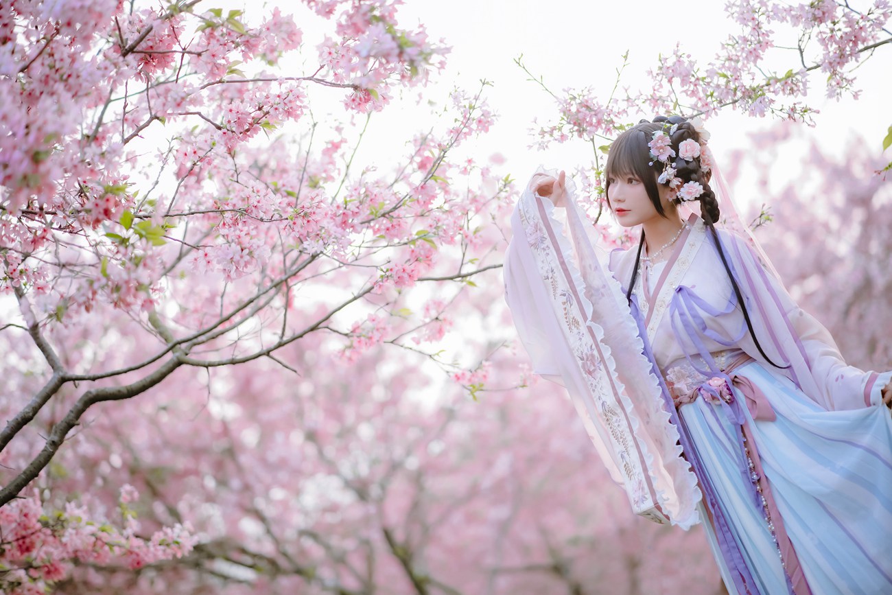 图片[50]-萌妹子Nyako喵子 – 樱花汉服 花神祈愿 [52P] – 速更版-美库