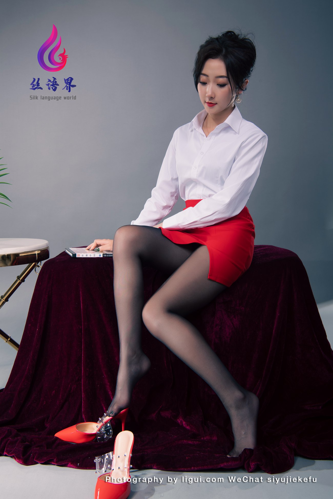 图片[12]-[Ligui丽柜]2022.04.27《那一抹红色》愉心[57+1P] – 速更版-美库