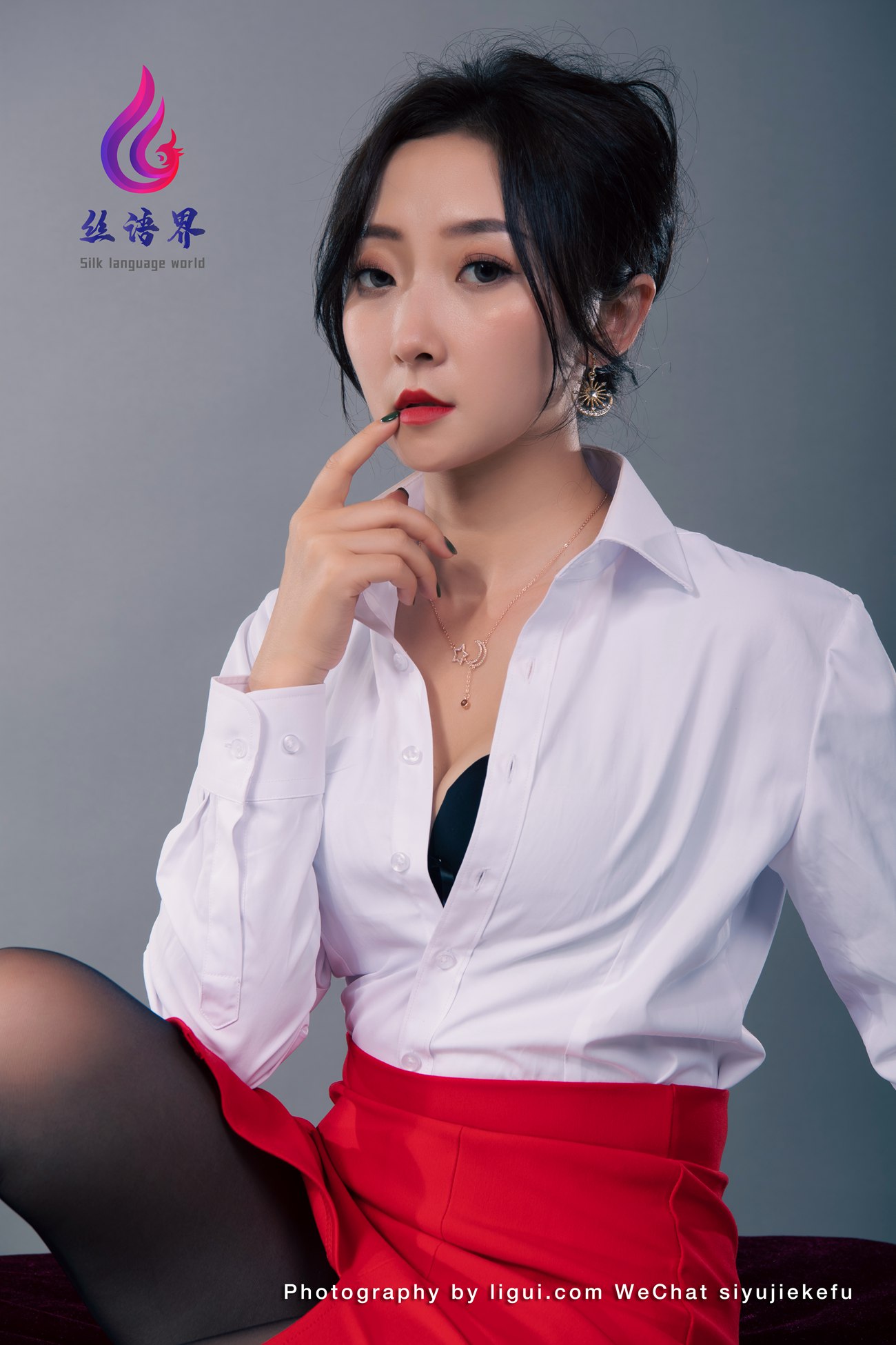 图片[24]-[Ligui丽柜]2022.04.27《那一抹红色》愉心[57+1P] – 速更版-美库