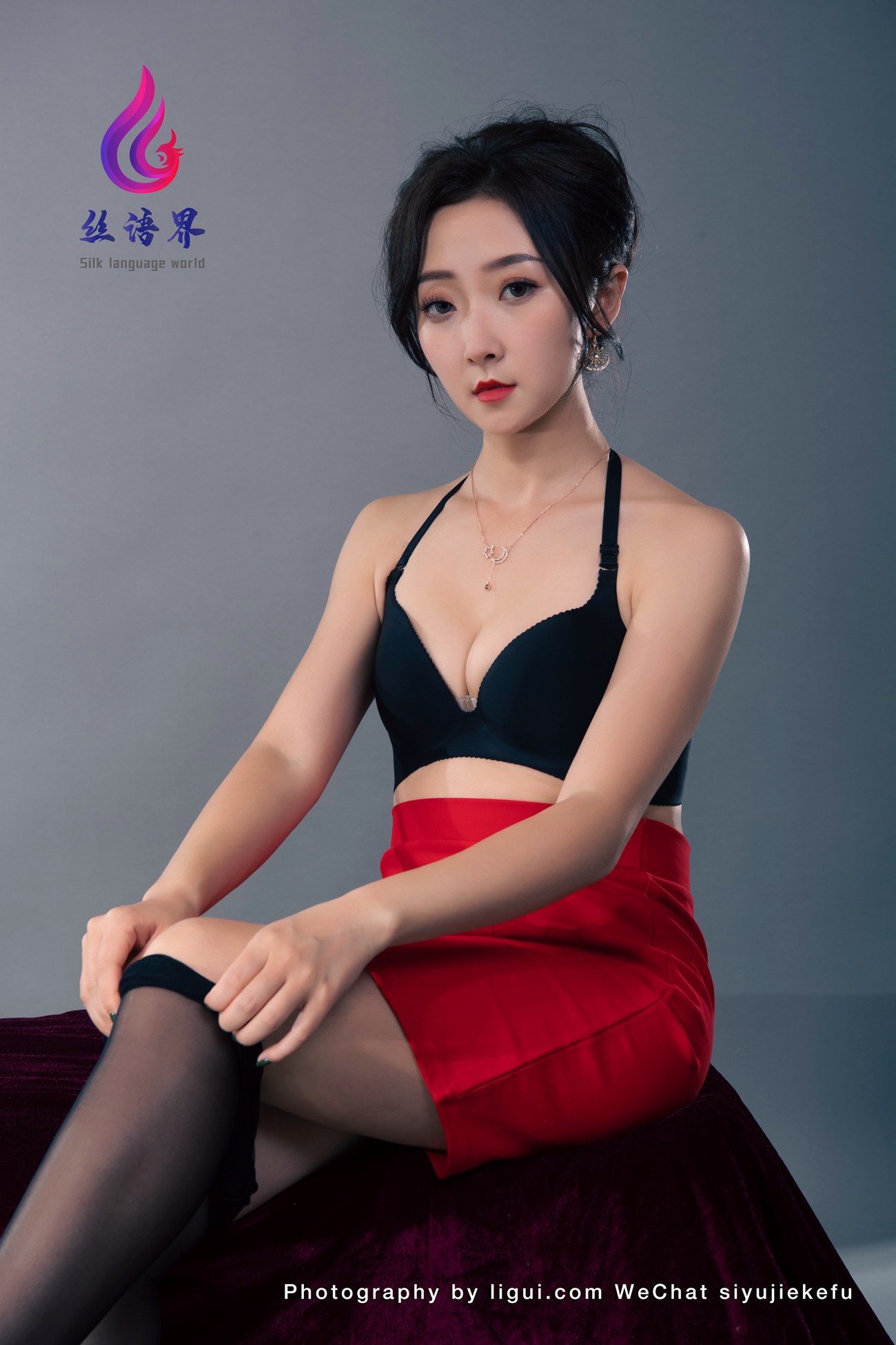 图片[34]-[Ligui丽柜]2022.04.27《那一抹红色》愉心[57+1P] – 速更版-美库