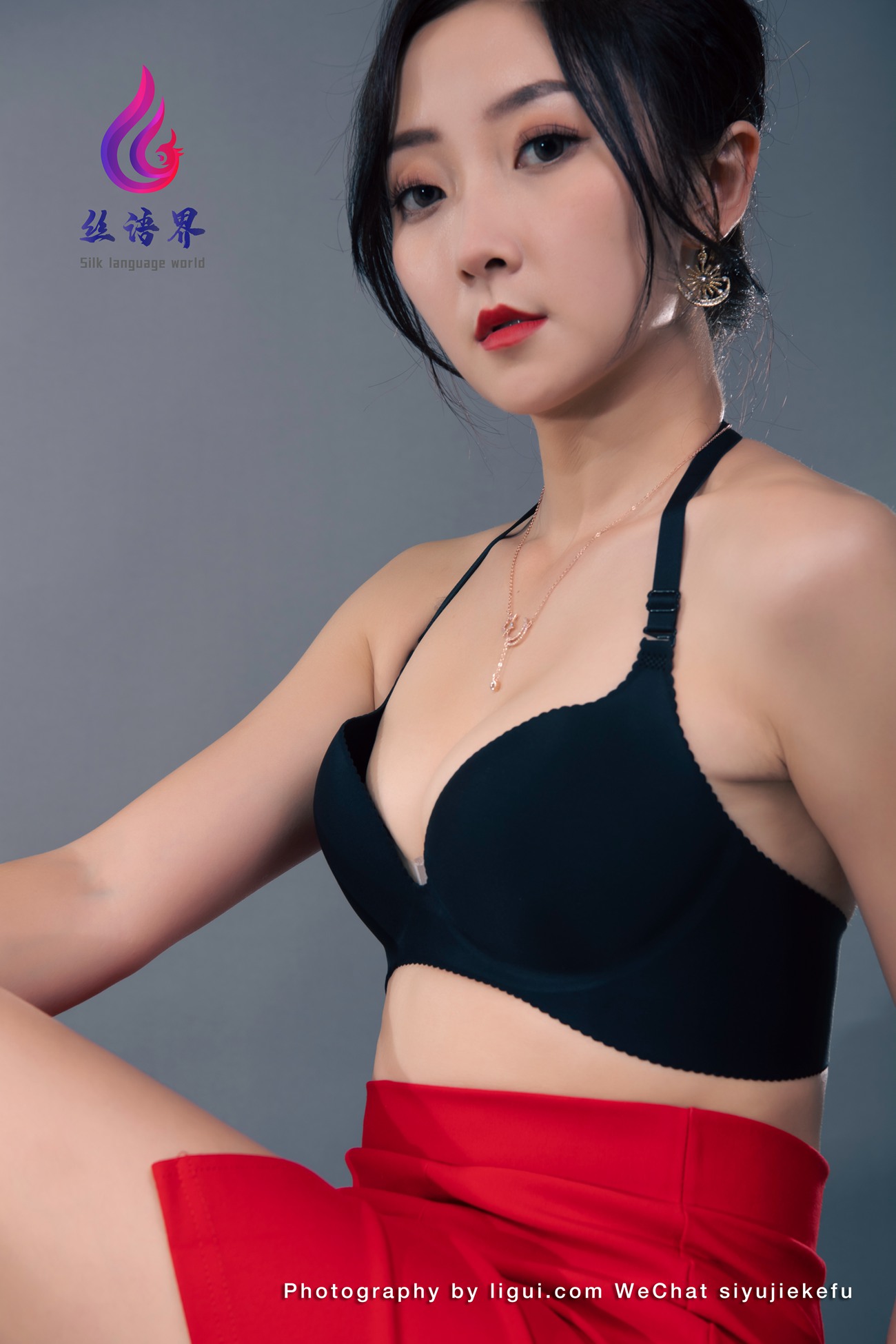 图片[43]-[Ligui丽柜]2022.04.27《那一抹红色》愉心[57+1P] – 速更版-美库