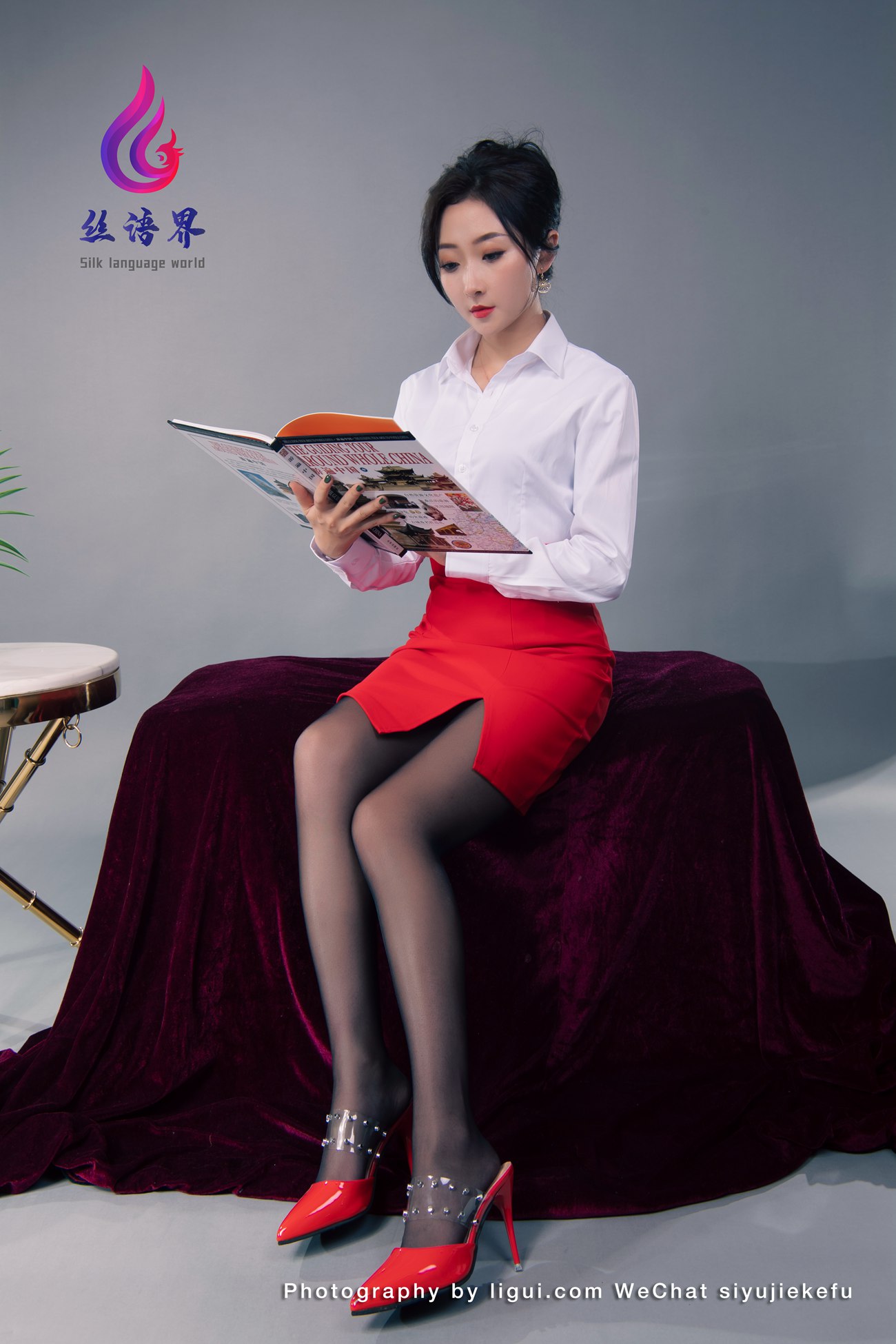 图片[50]-[Ligui丽柜]2022.04.27《那一抹红色》愉心[57+1P] – 速更版-美库