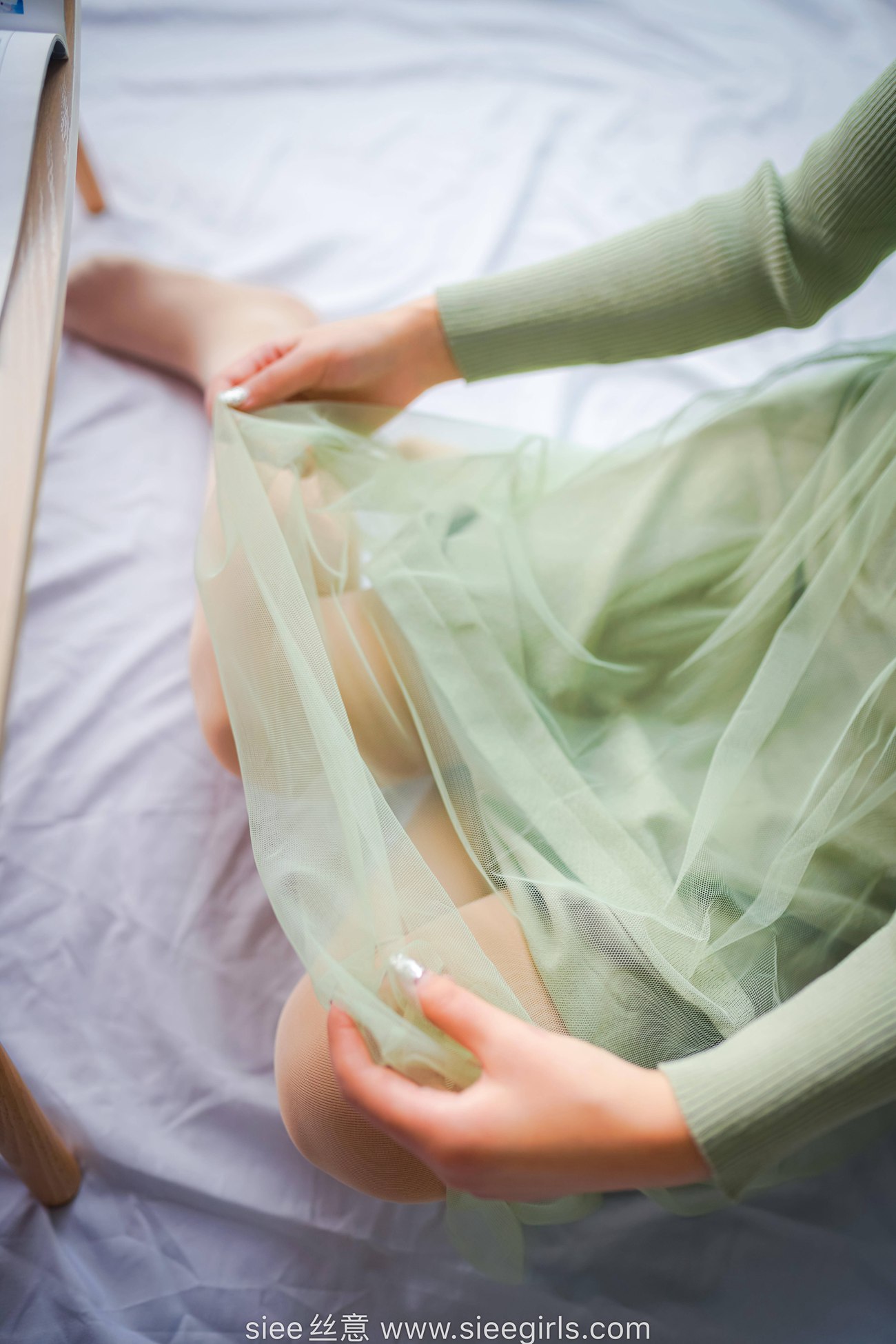 图片[25]-[SIEE丝意] NO.473 绿色莲衣裙 厚肉丝 [70P] – 速更版-美库